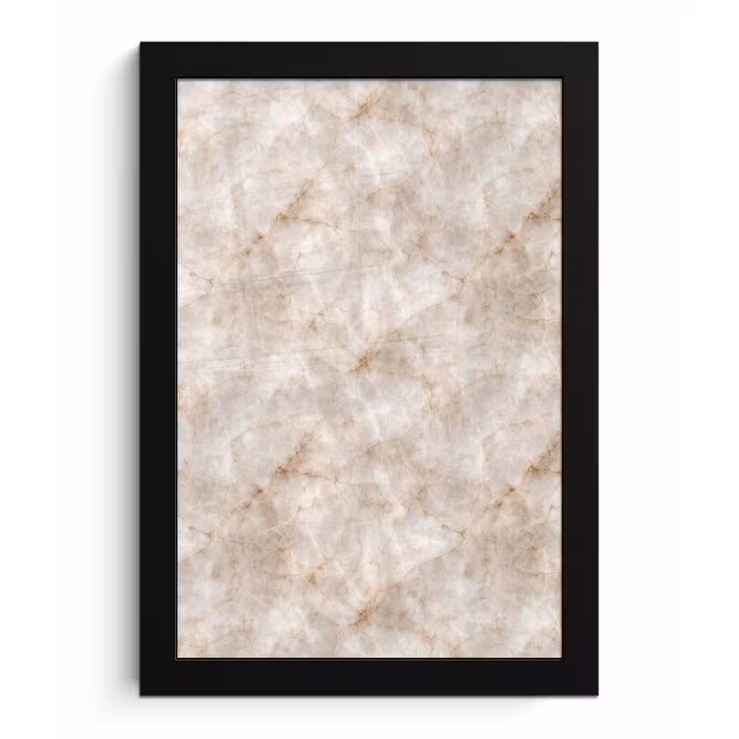 Marmer - Patroon - Klassiek fotolijst zwart zonder passe partout klein 224 -3d