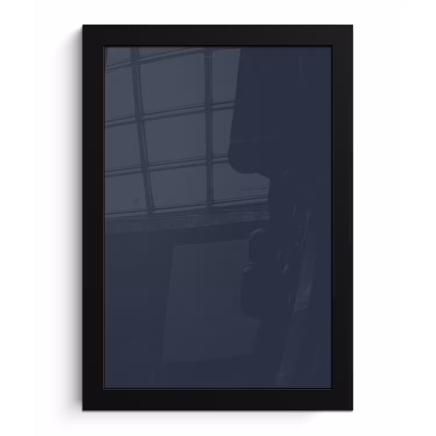 Midnight - Swing - Blauw fotolijst zwart zonder passe partout klein 224 -3d