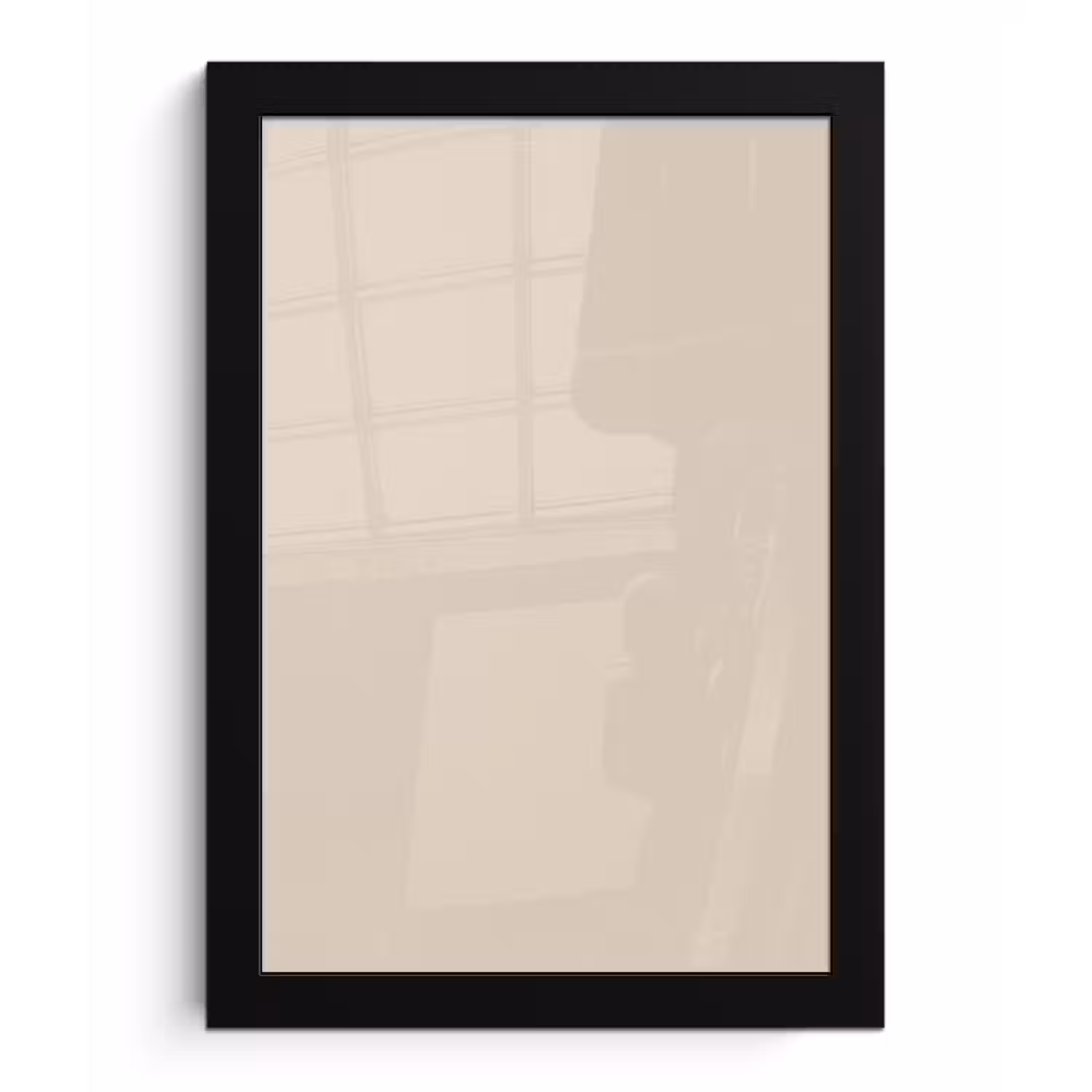 Raw - Linen - Nude fotolijst zwart zonder passe partout klein 224 -3d