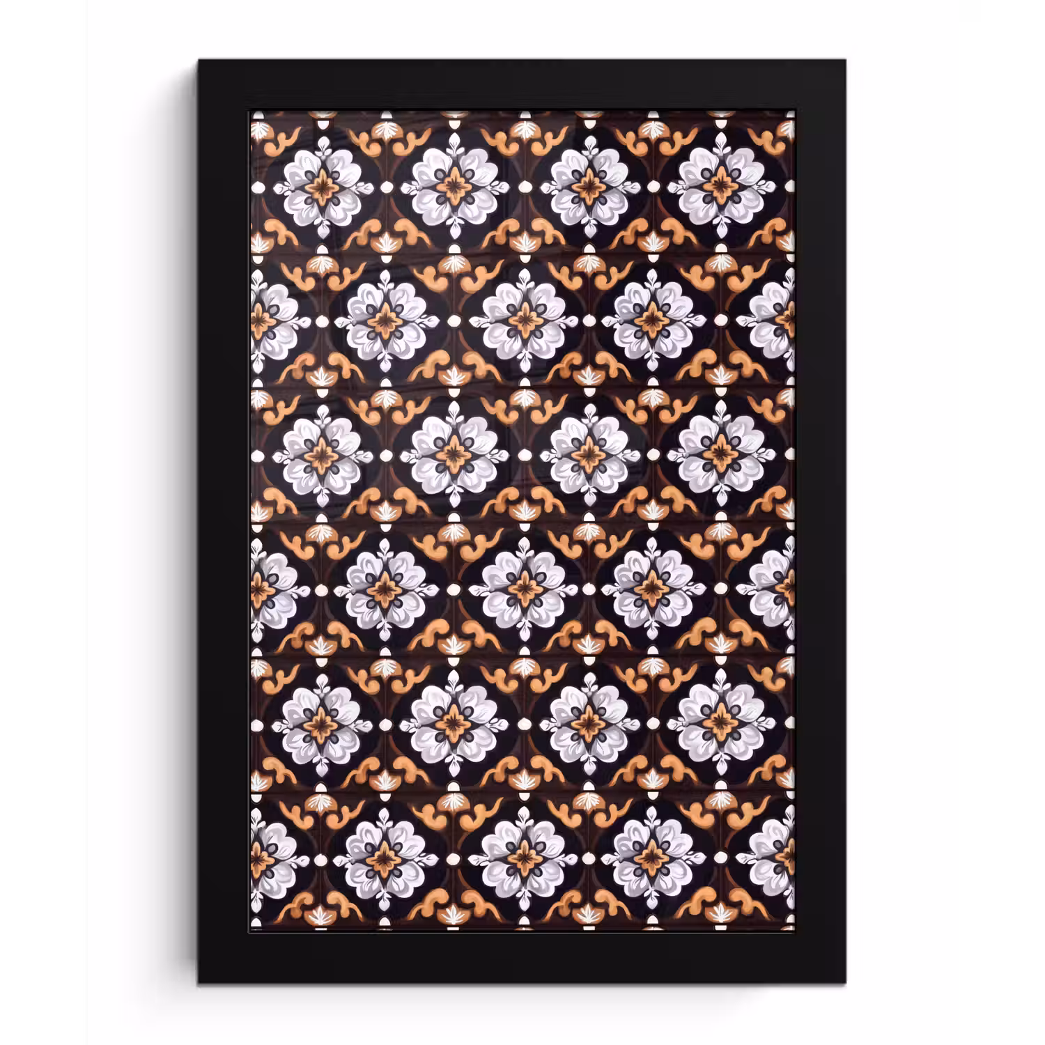traditioneel - Element - Kleurrijk fotolijst zwart zonder passe partout klein 224 -3d