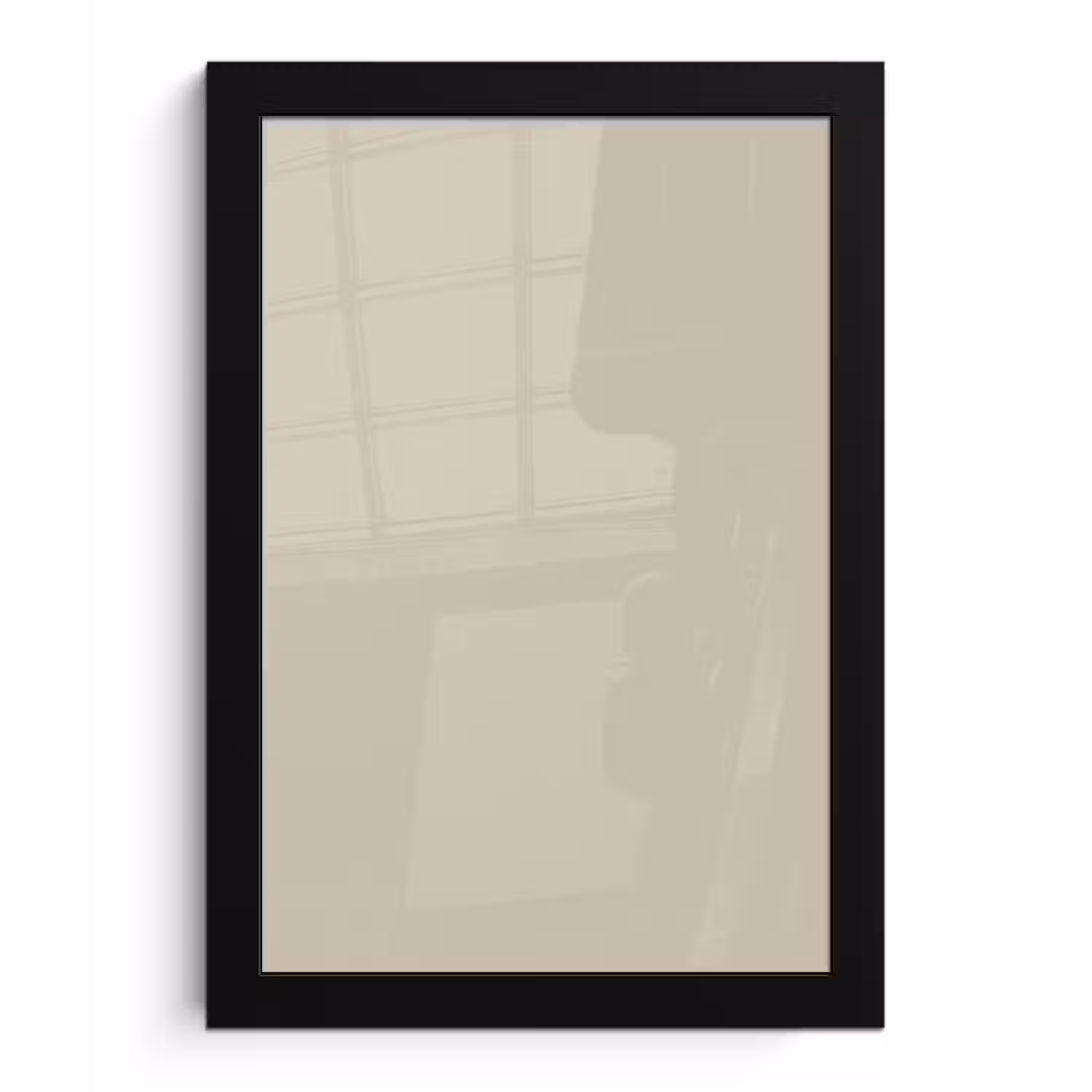 Urban - Pebble - Grijs fotolijst zwart zonder passe partout klein 224 -3d