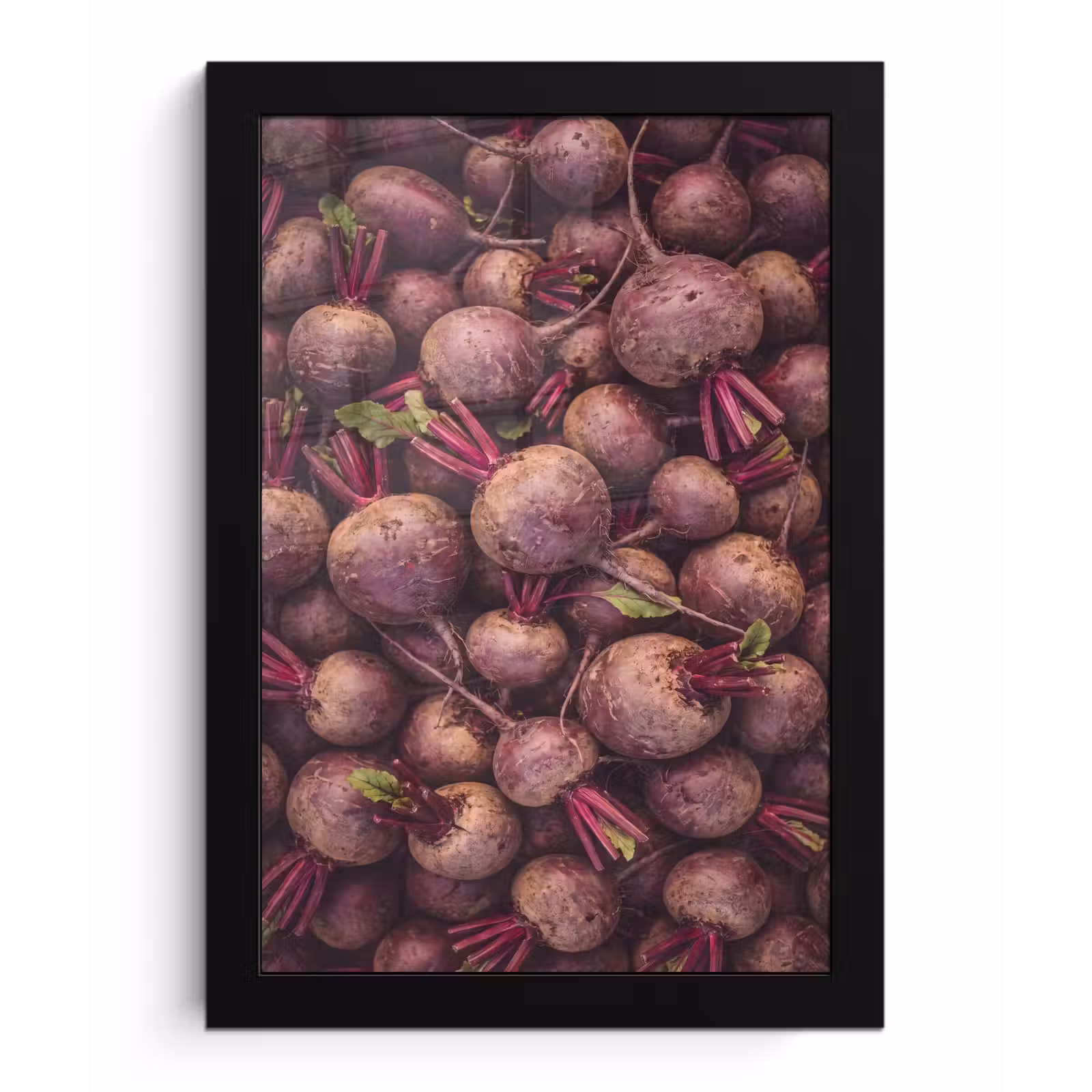 Framed Prints - Vegetable - Red - Natural - Groente - Rood - Natuur fotolijst zwart zonder passe partout klein