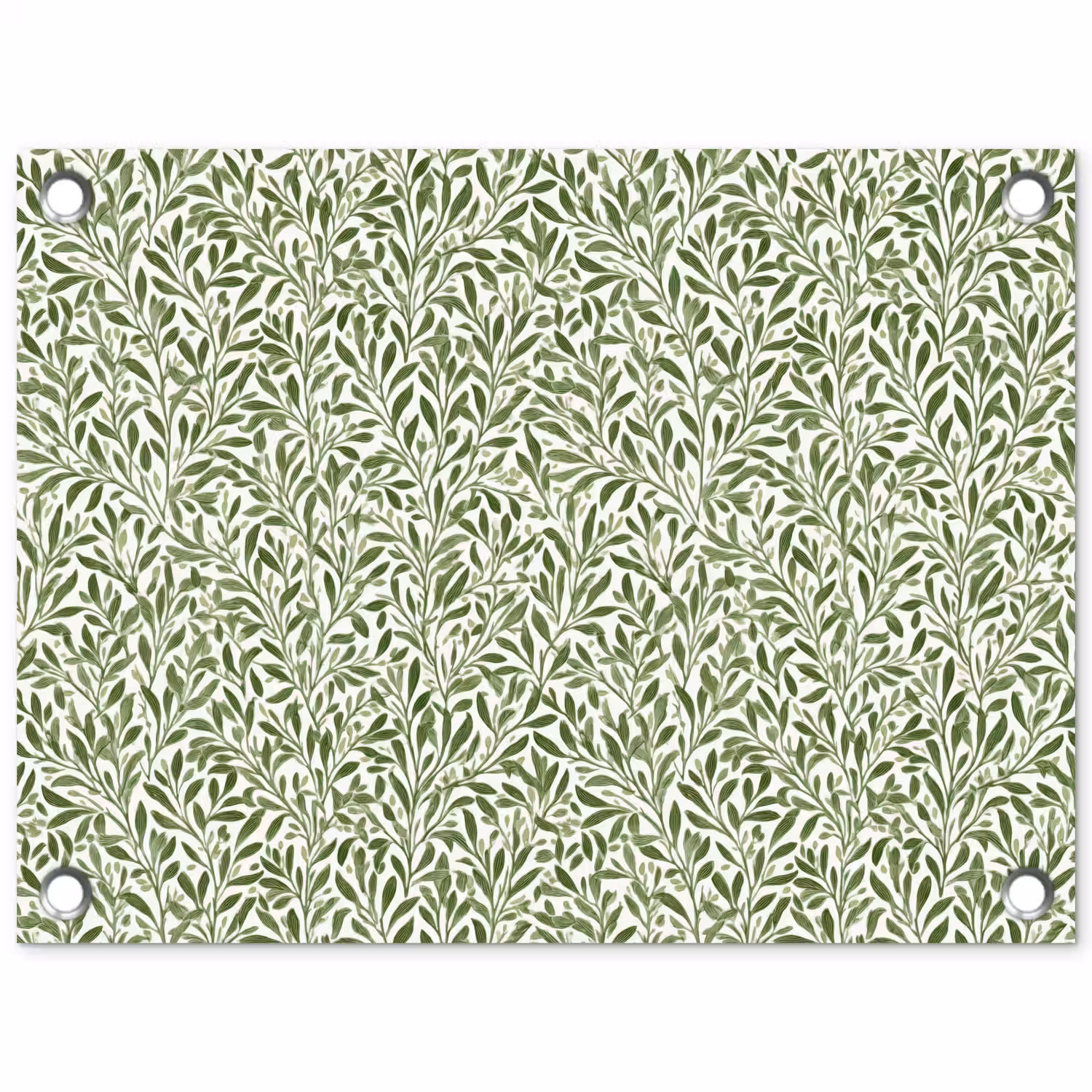 Botanisch - Takken - Groen tuinposter los doek klein 239 -3d