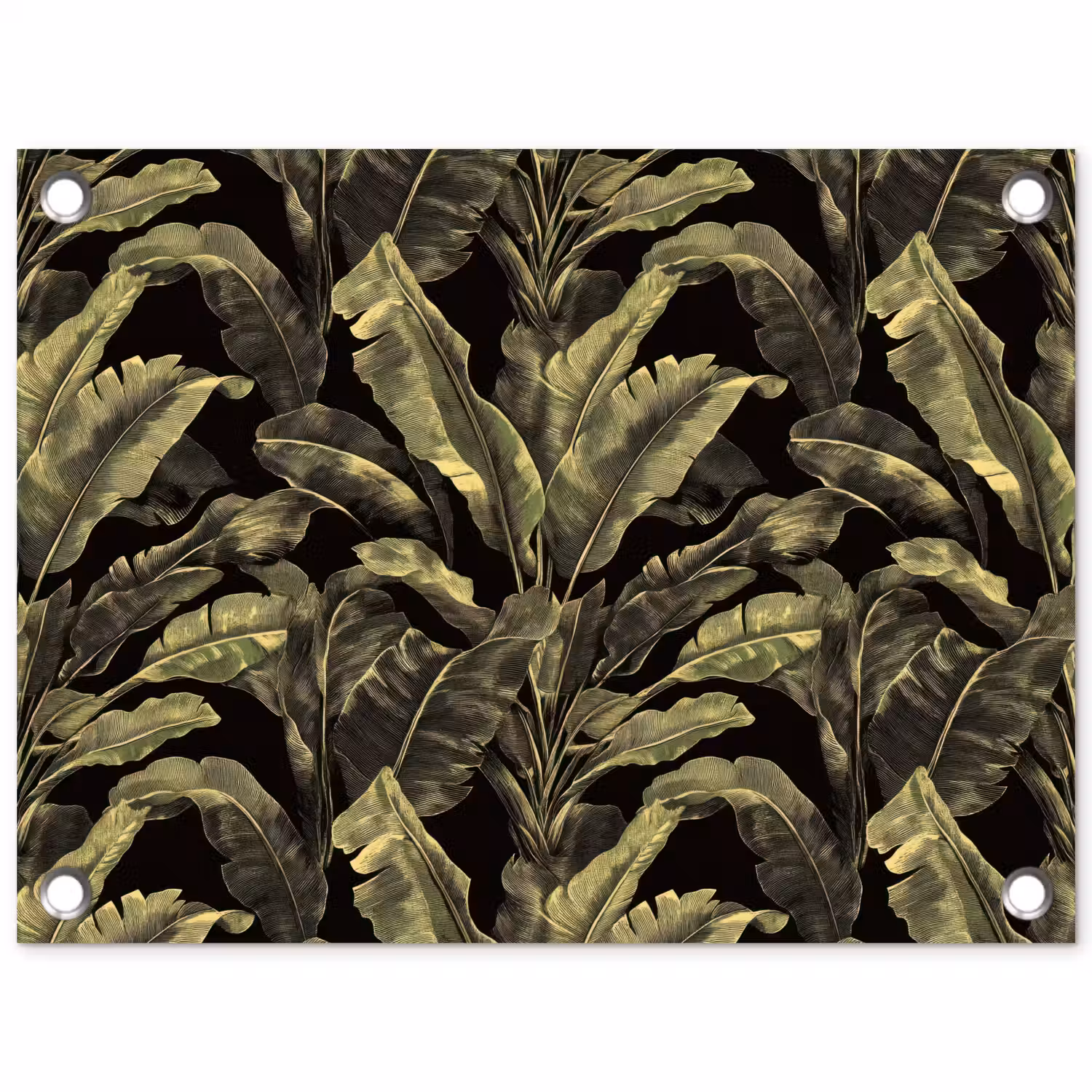 Botanisch - Bladeren - Groen tuinposter los doek klein 239 -3d