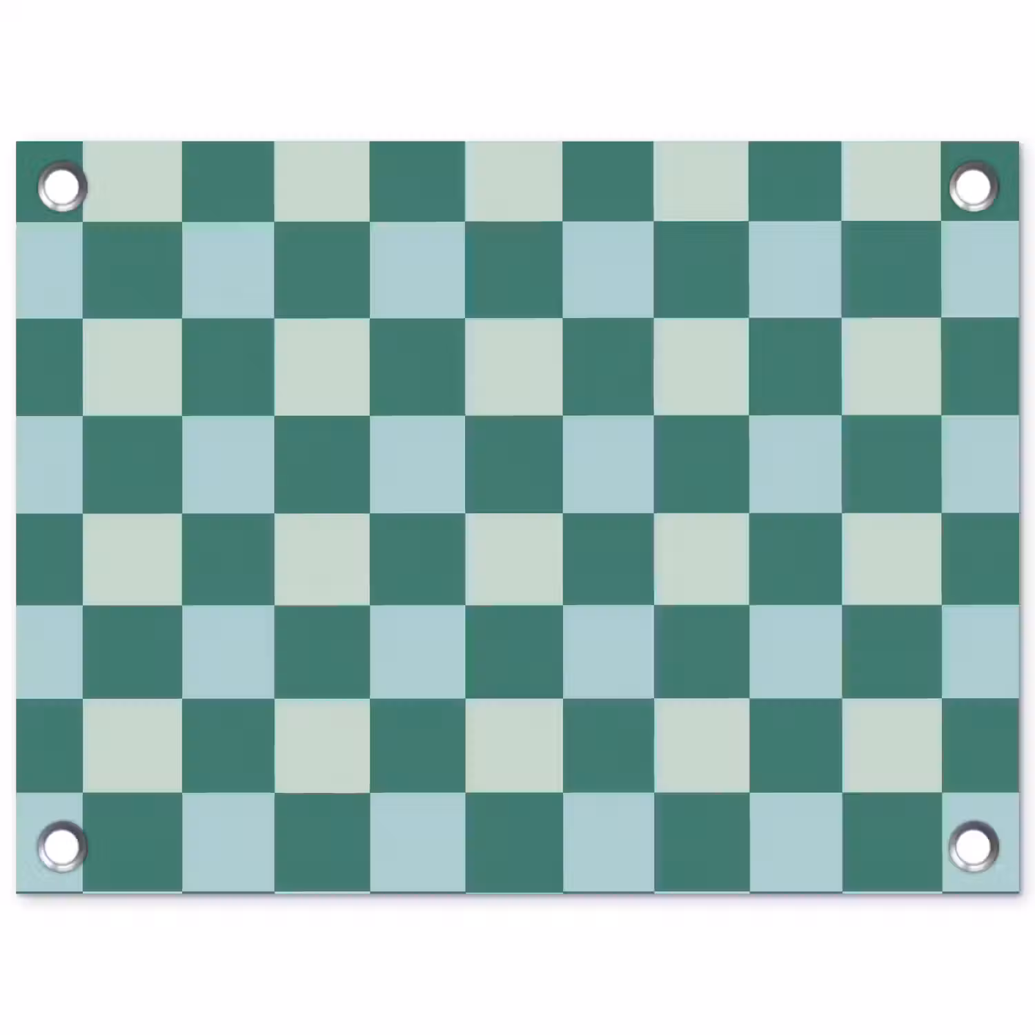Schaak - Klassiek - Groen tuinposter los doek klein 239 -3d