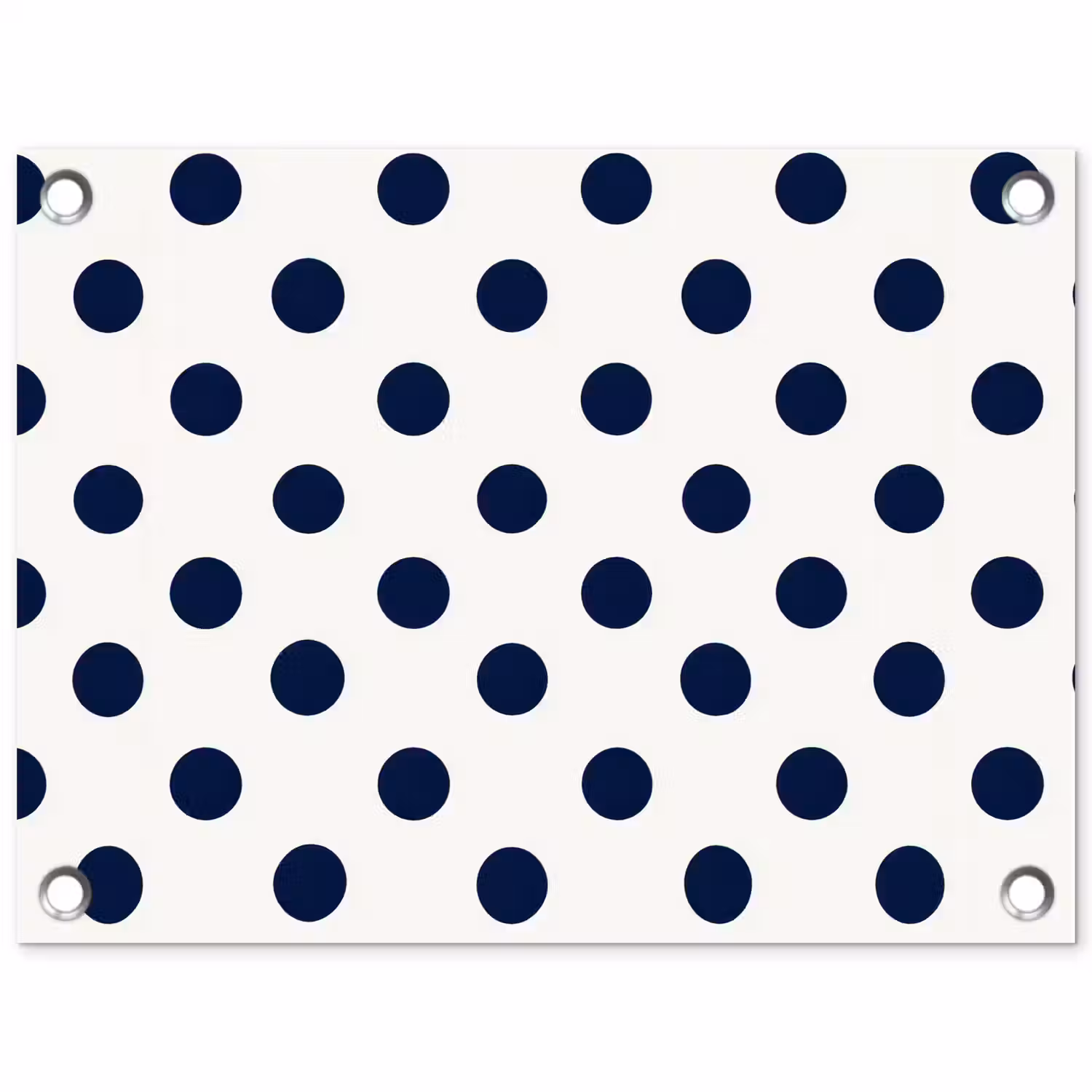 Klassiek - Stippen - Blauw tuinposter los doek klein 239 -3d