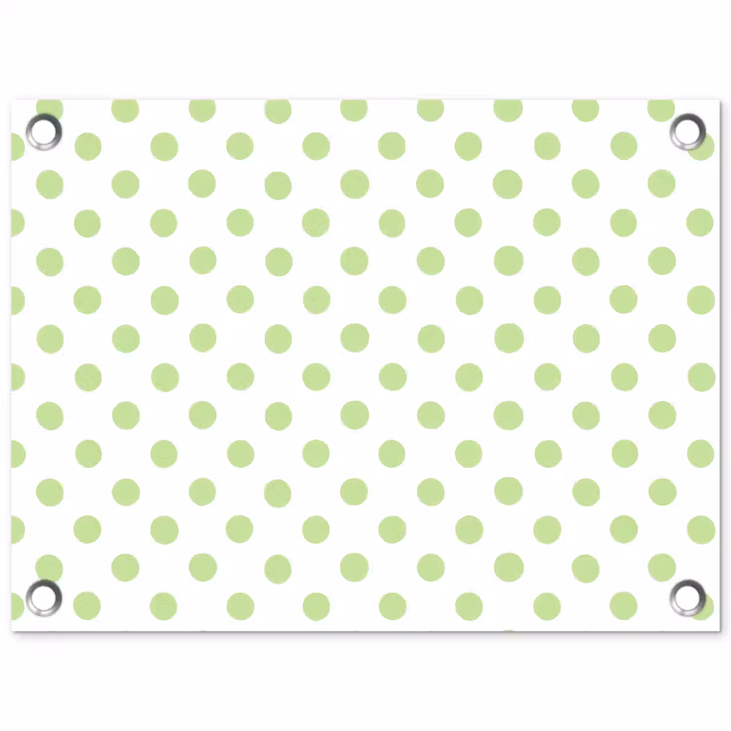 Dots - Klassiek - Groen tuinposter los doek klein 239 -3d