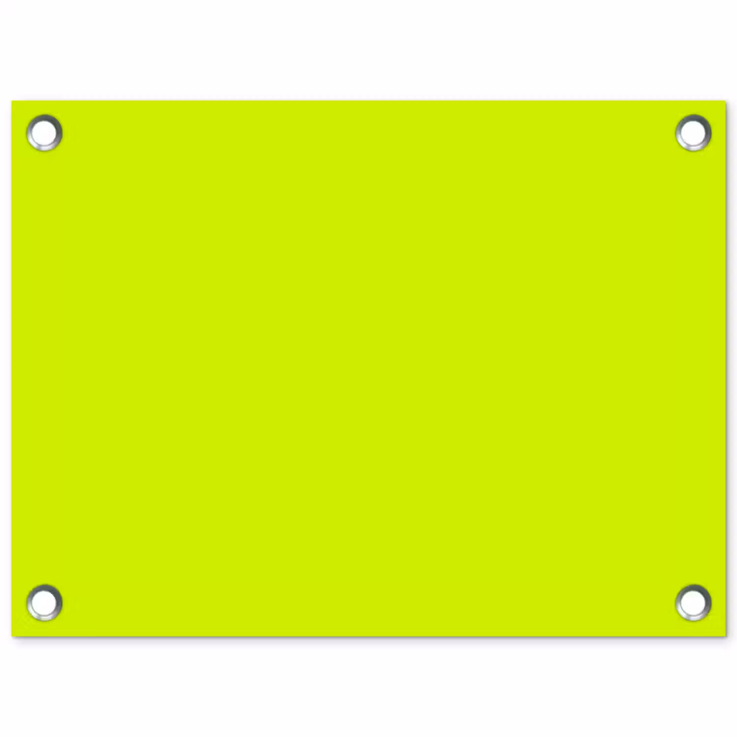 Electric - Lemon - Geel tuinposter los doek klein 239 -3d