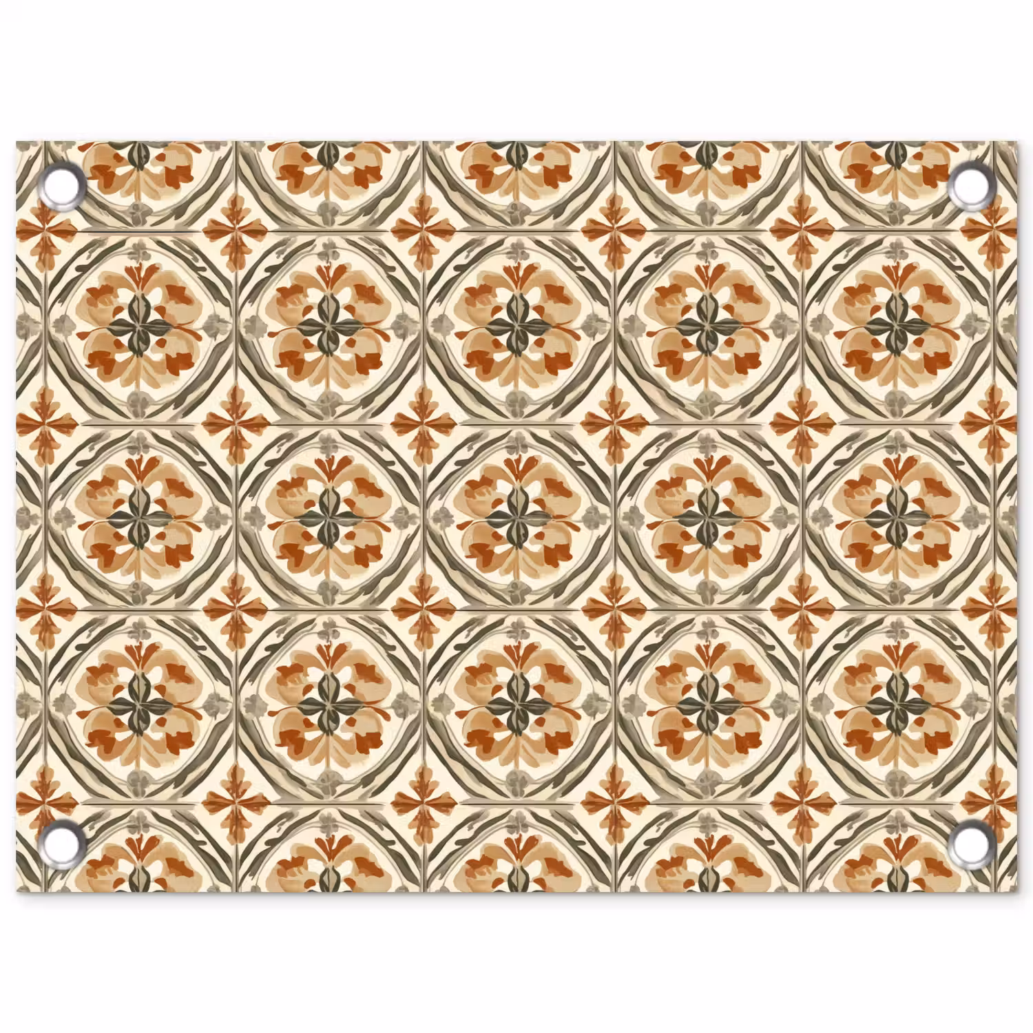 Elegant - Antiek - Kleurrijk tuinposter los doek klein 239 -3d