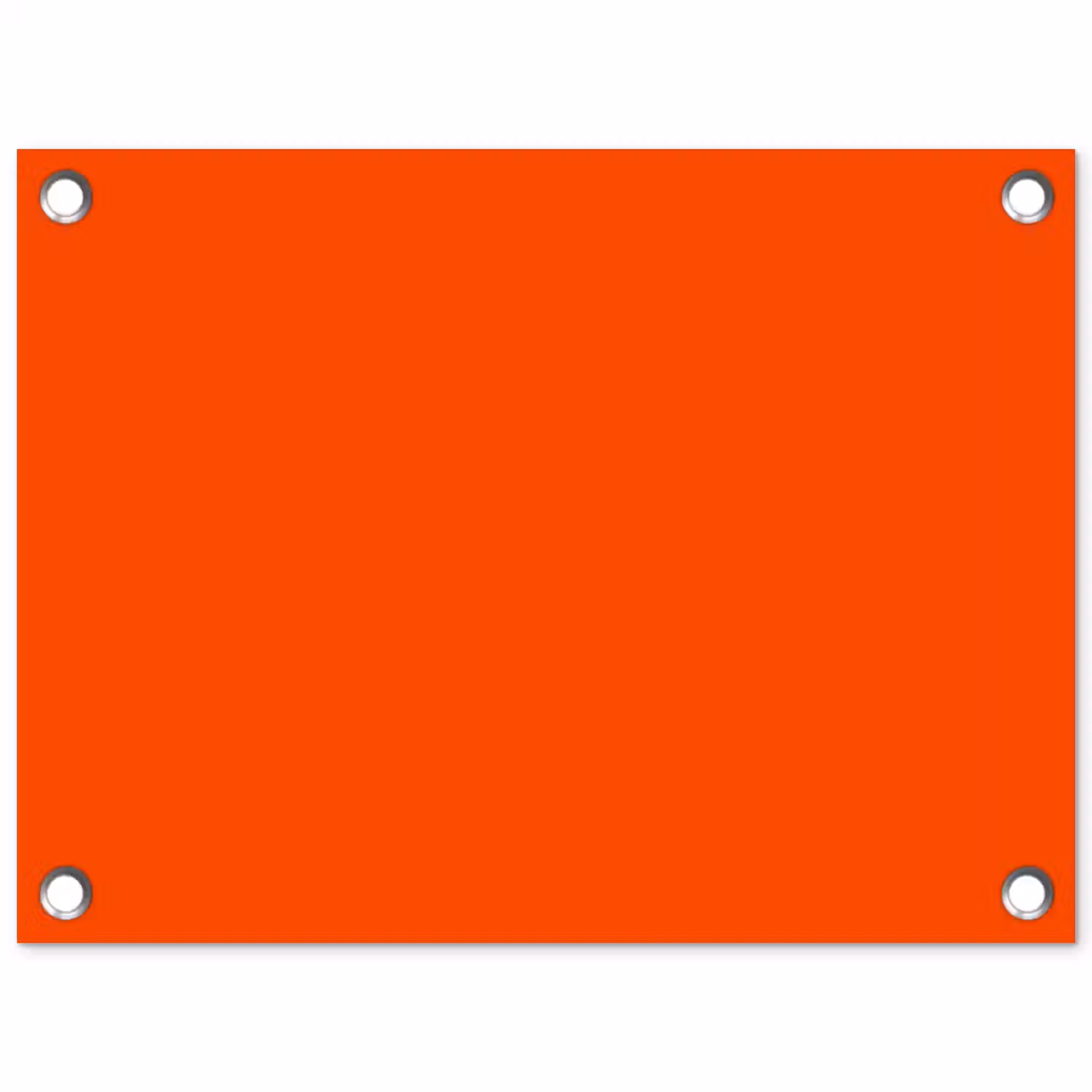 Fiery - Tangerine - Oranje tuinposter los doek klein 239 -3d
