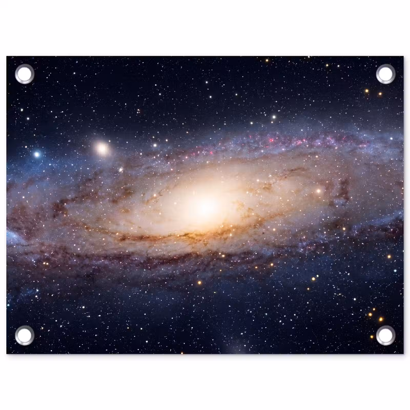 Garden Poster - Galaxy - Space - Cosmos - Sterrenstelsel - Ruimte - Kosmos tuinposter los doek klein