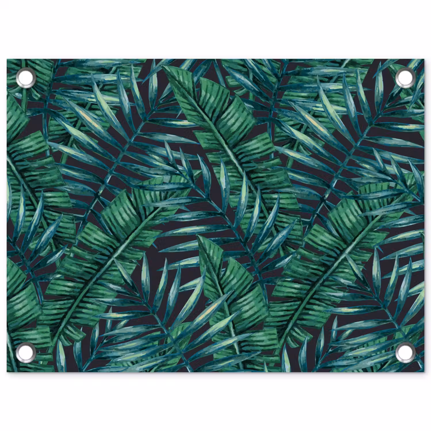Bladeren - Inductie beschermer - Jungle - Tropical tuinposter los doek klein -3d