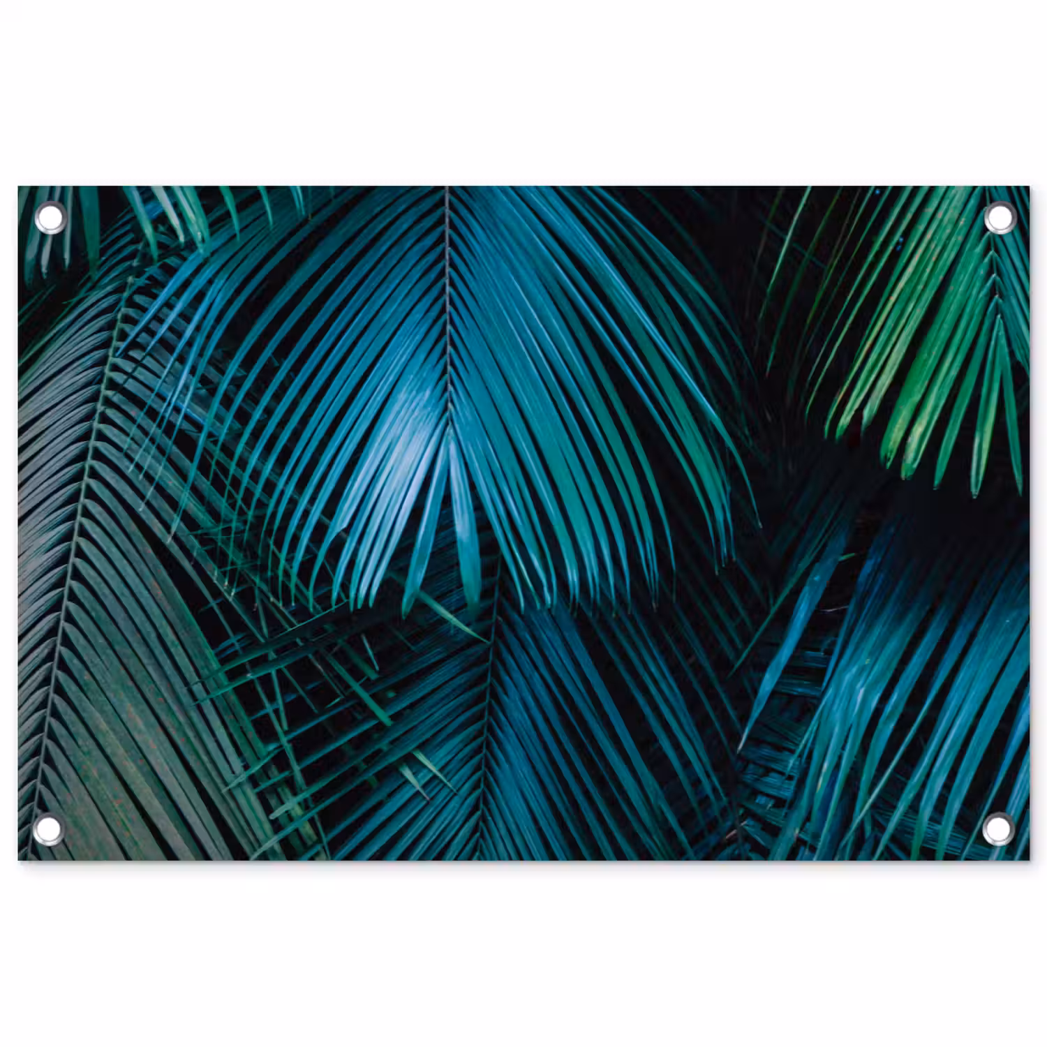 Bladeren - Tropisch - Jungle - Natuur tuinposter los doek klein -3d