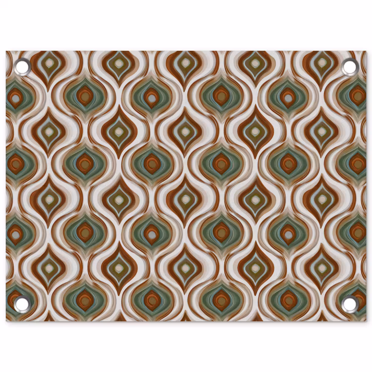 Motief - Patroon - Kleurrijk tuinposter los doek klein 239 -3d