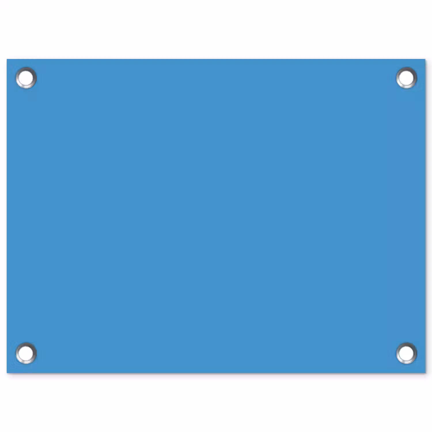 Steel - Blue - Blauw tuinposter los doek klein 239 -3d