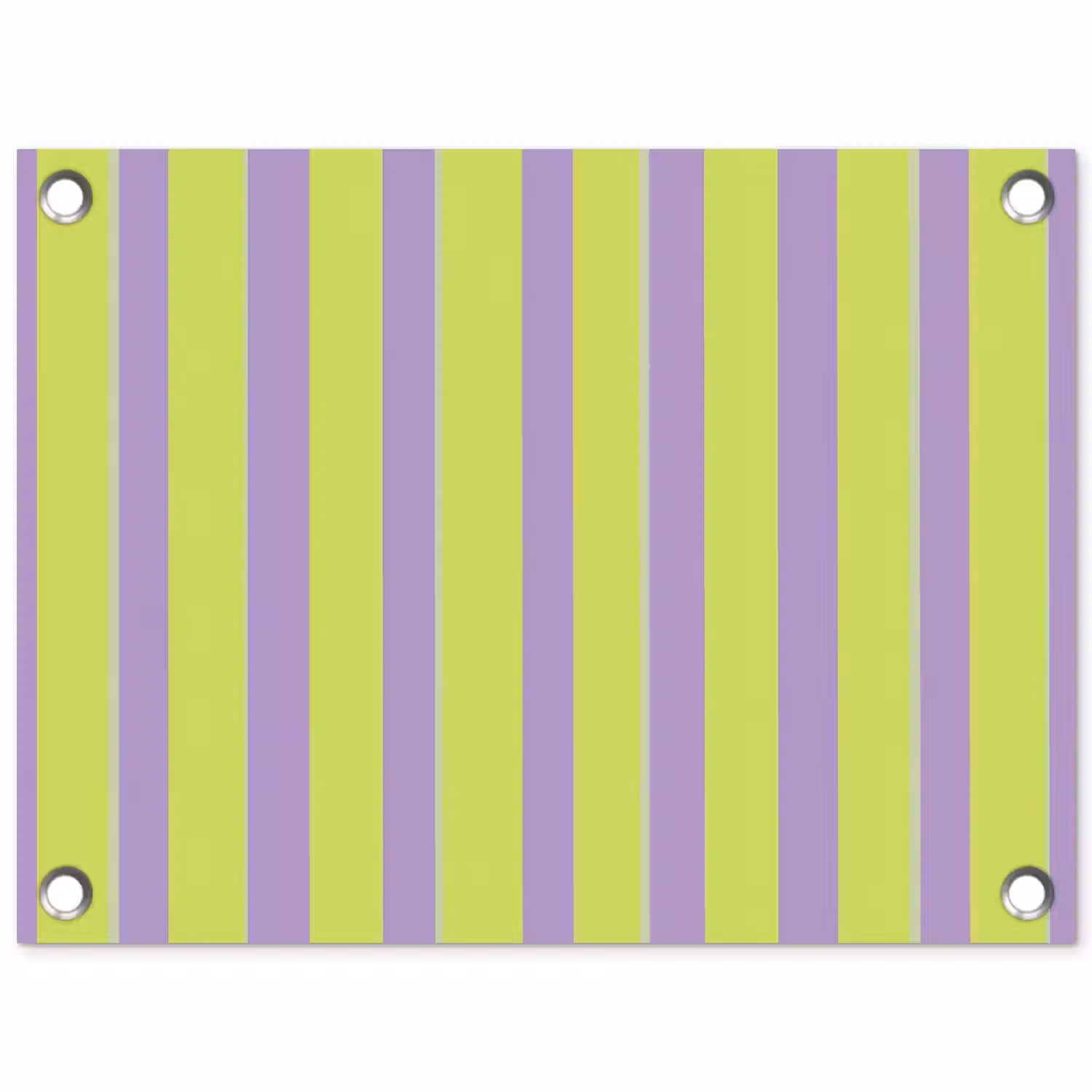 Strepen - Patroon - Groen tuinposter los doek klein 239 -3d