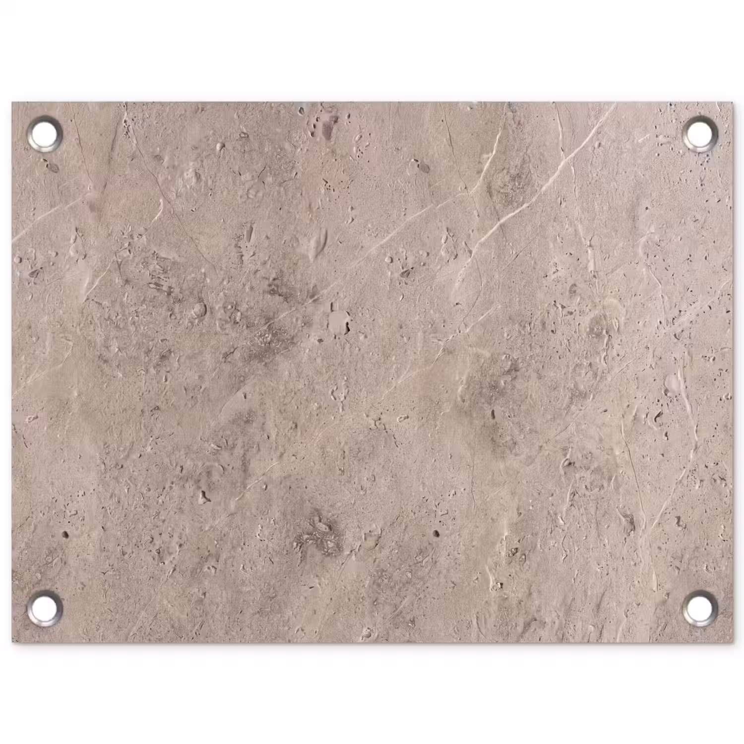 Textuur - Steen - Patroon - Rustiek - Beige tuinposter los doek klein -3d