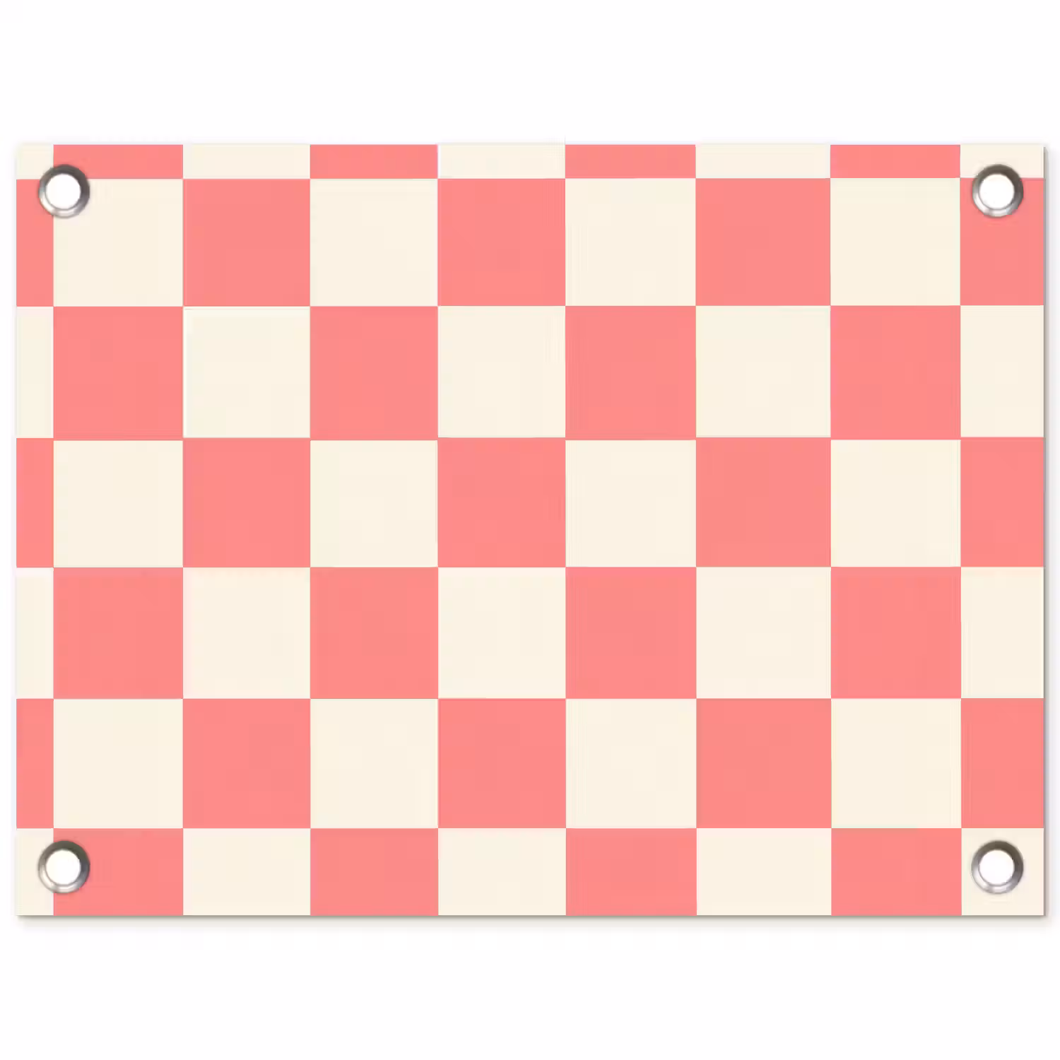 Traditioneel - Patroon - Roze tuinposter los doek klein 239 -3d