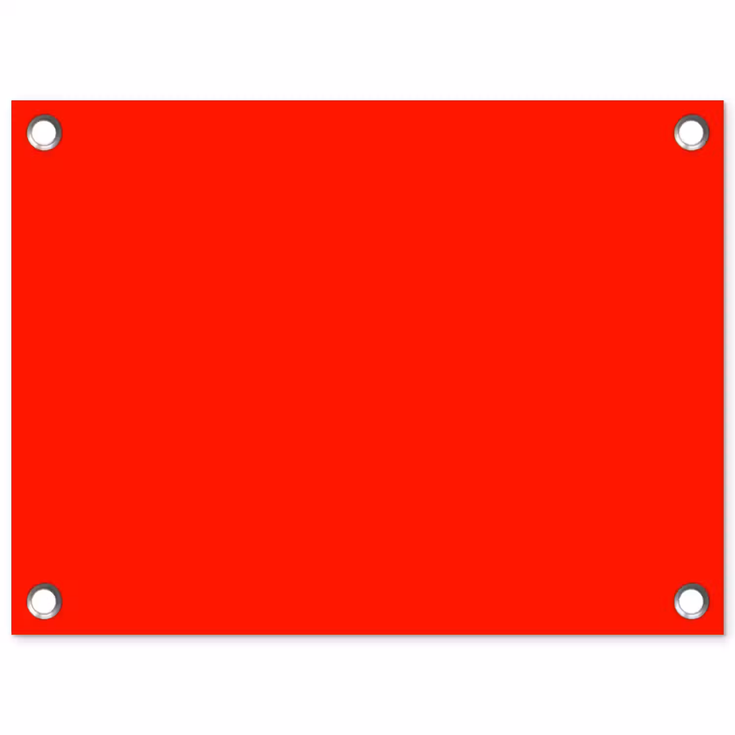 Vibrant - Vermilion - Rood tuinposter los doek klein 239 -3d