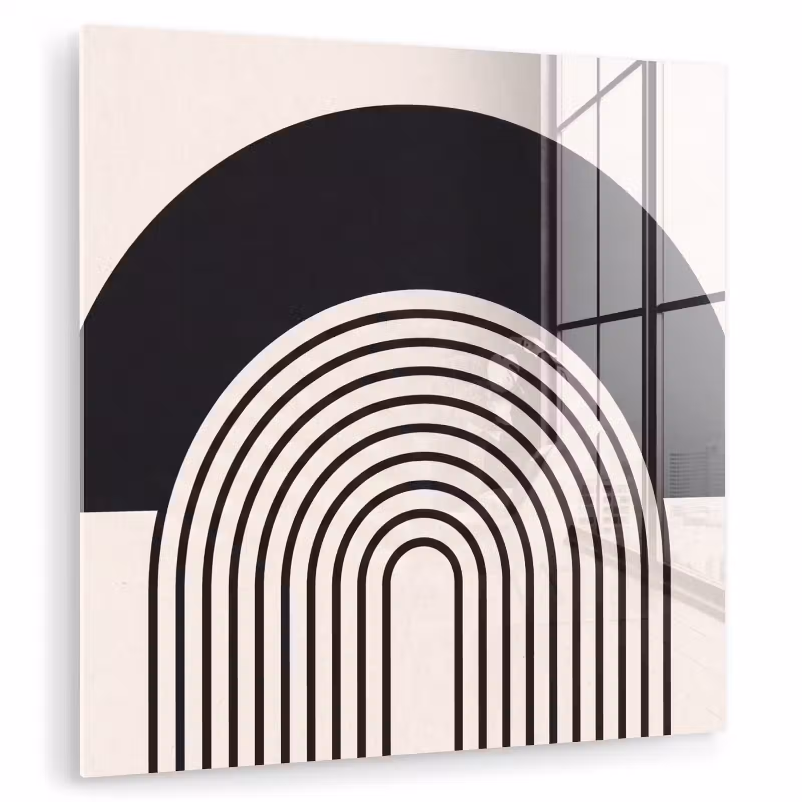 Glass Print - Abstract - Arch - Modern - Abstract - Boog - Modern plexiglas 5mm klein