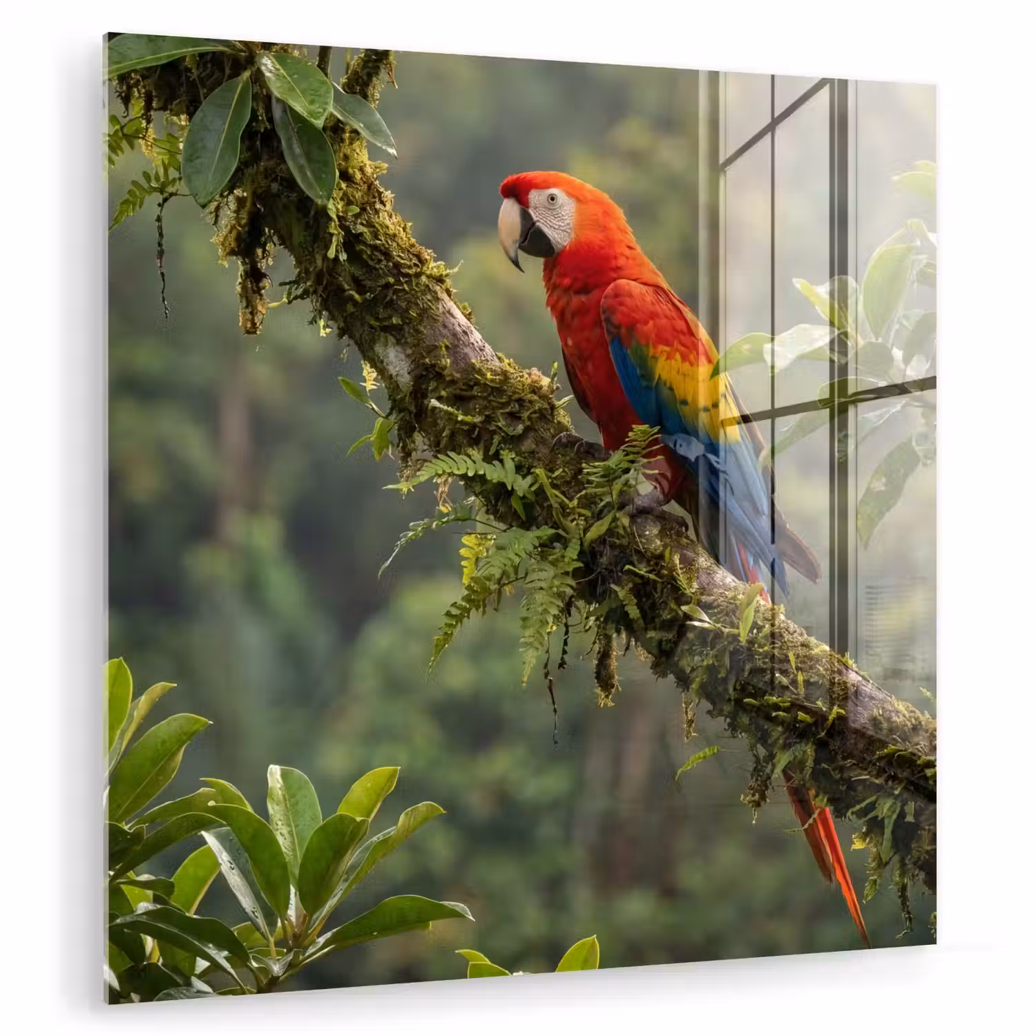 Ara - Jungle - Rood plexiglas 5mm klein -zzzproduct_nieuw