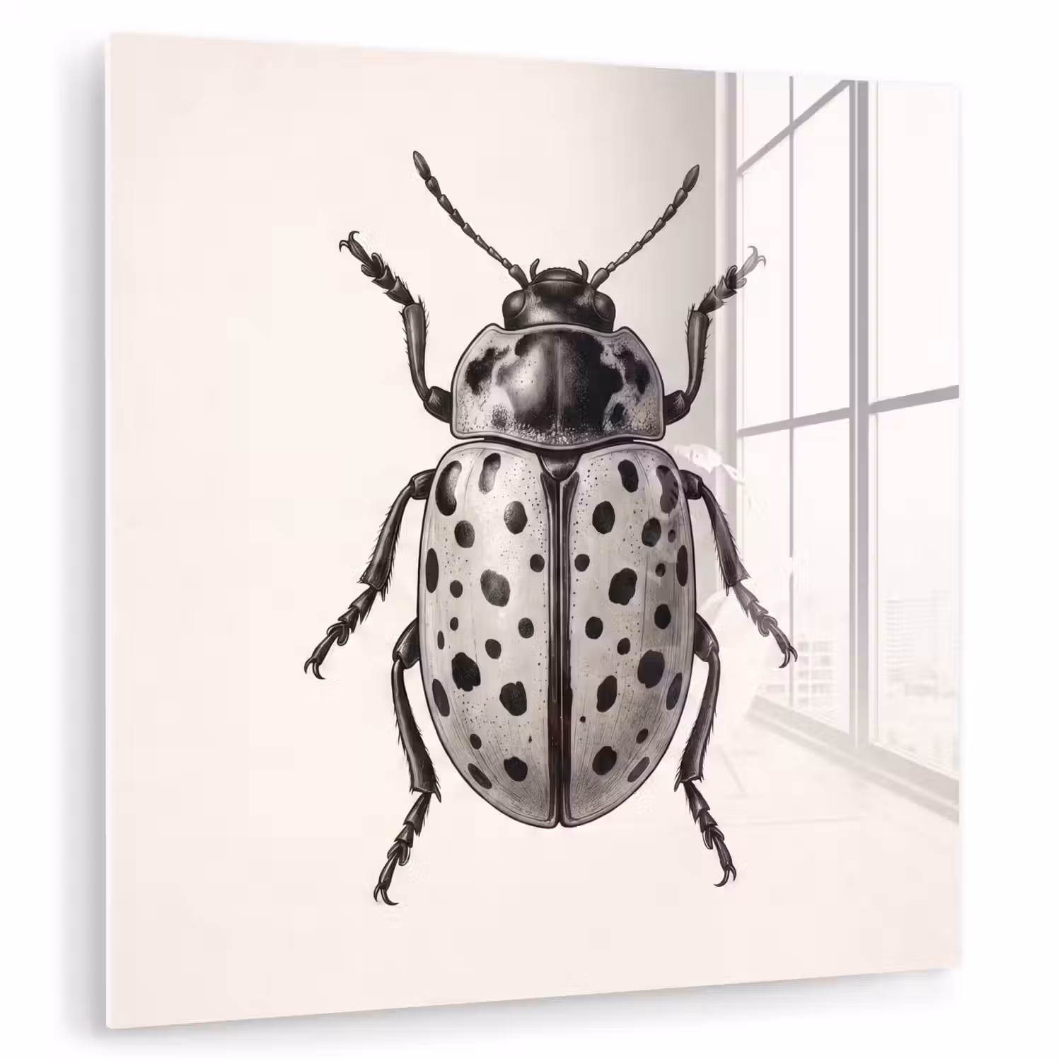 Kever - Insect - Vintage plexiglas 5mm klein -zzzproduct_nieuw