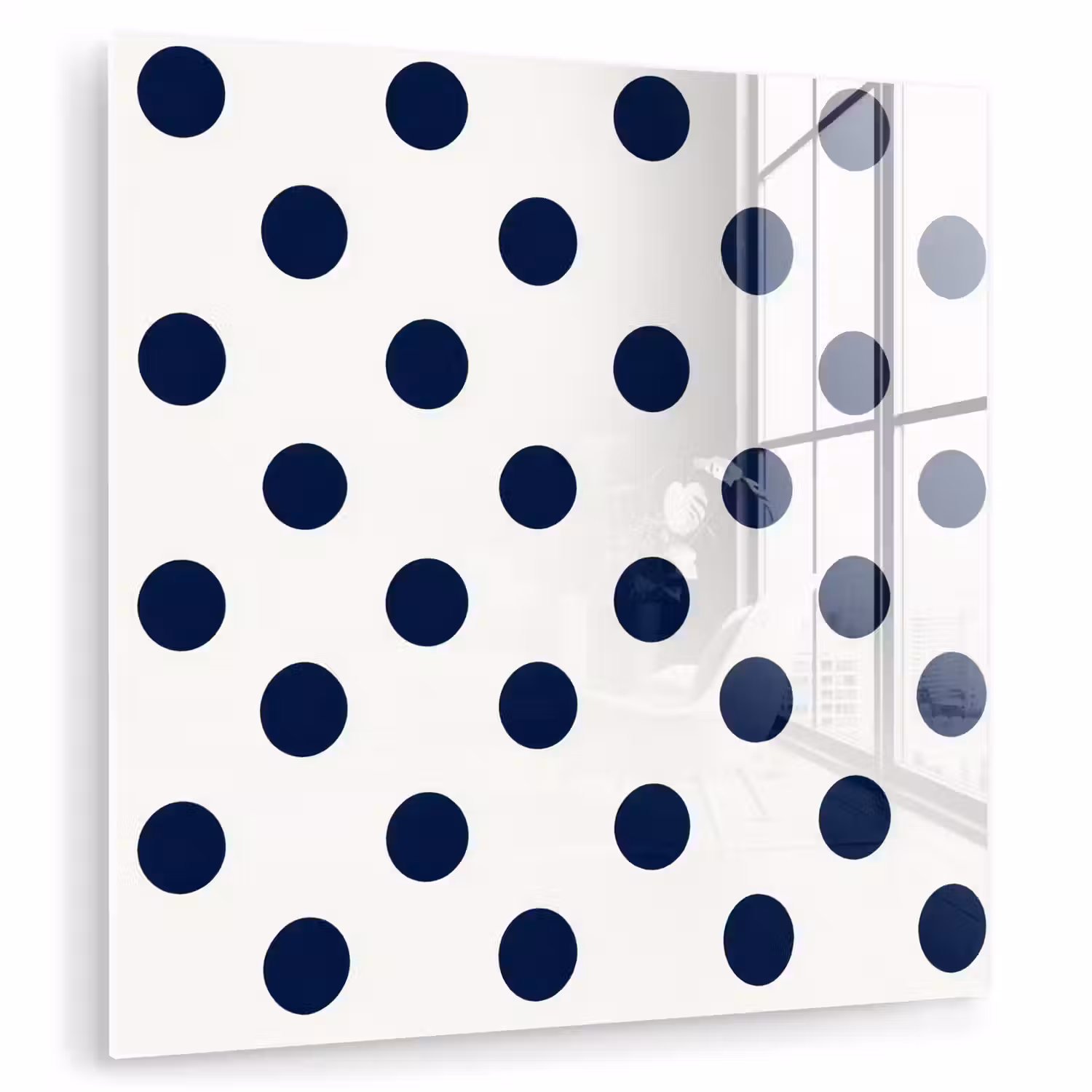 Klassiek - Stippen - Blauw plexiglas 5mm klein 11 -zzzproduct_nieuw