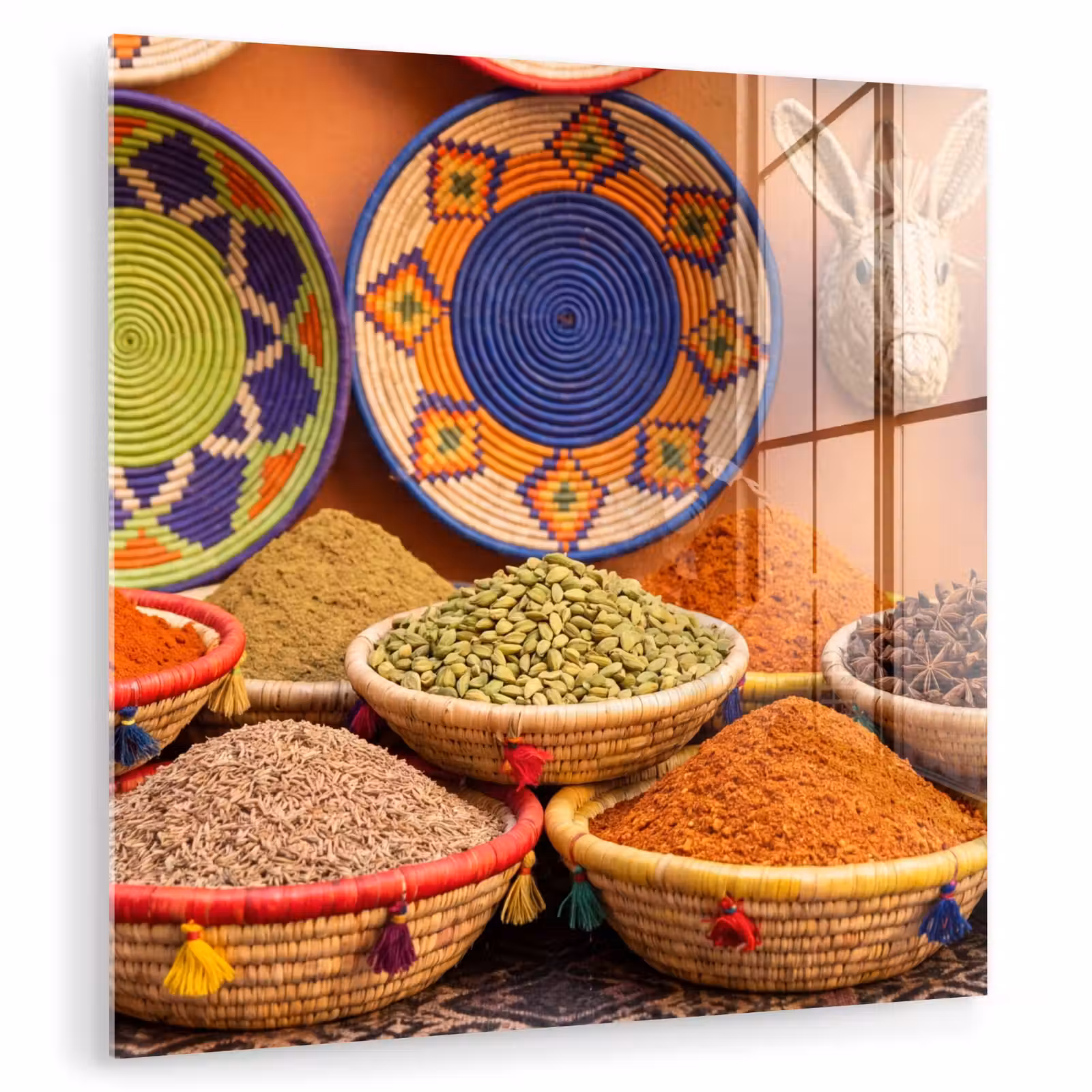 Glass Print - Food - Colorful - Culture - Eten - Kleurrijk - Cultuur plexiglas 5mm klein