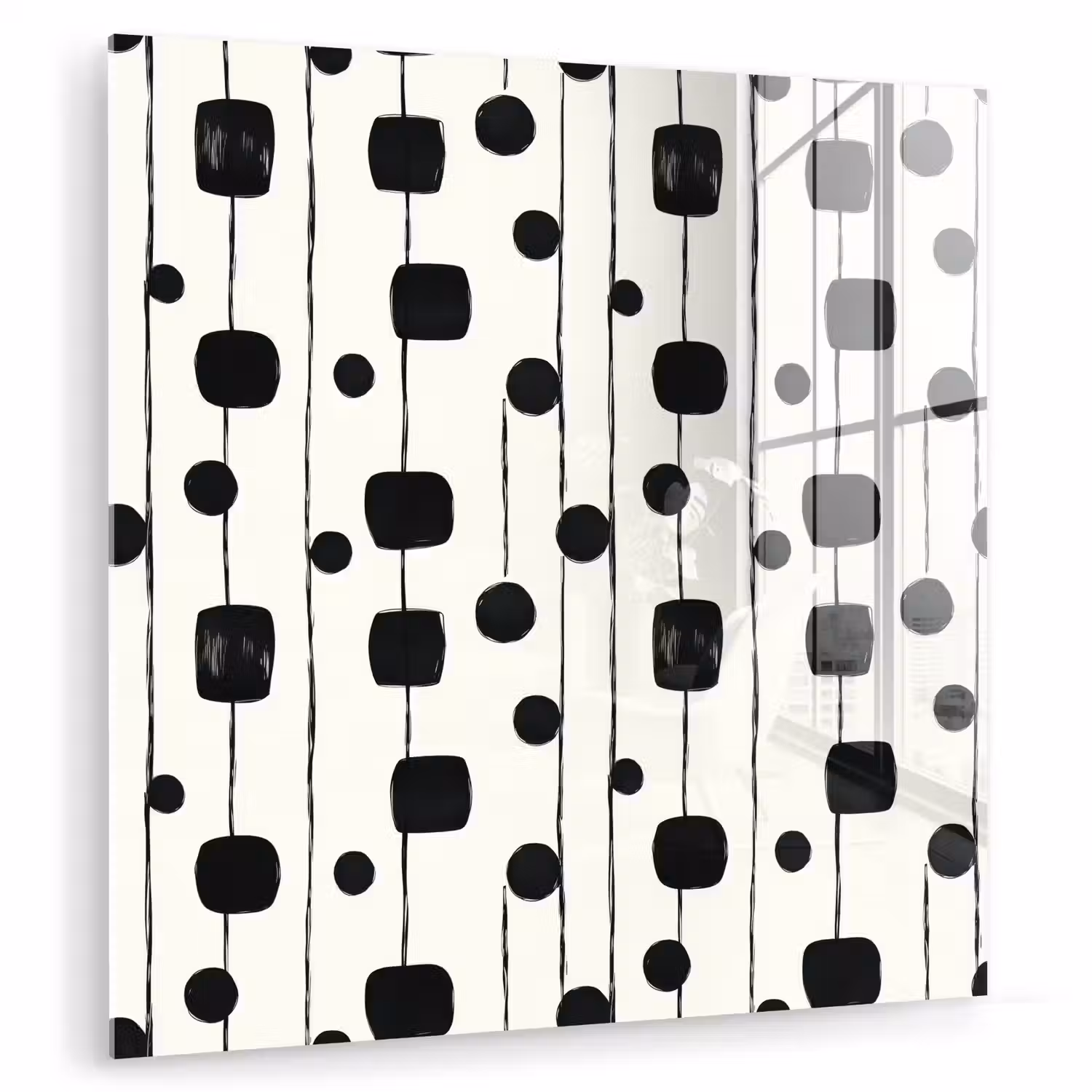 Grafisch - Modern - Zwart plexiglas 5mm klein 11 -zzzproduct_nieuw