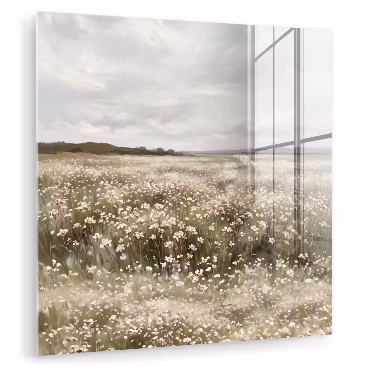 Illustratie - Landschap - Wit plexiglas 5mm klein -zzzproduct_nieuw