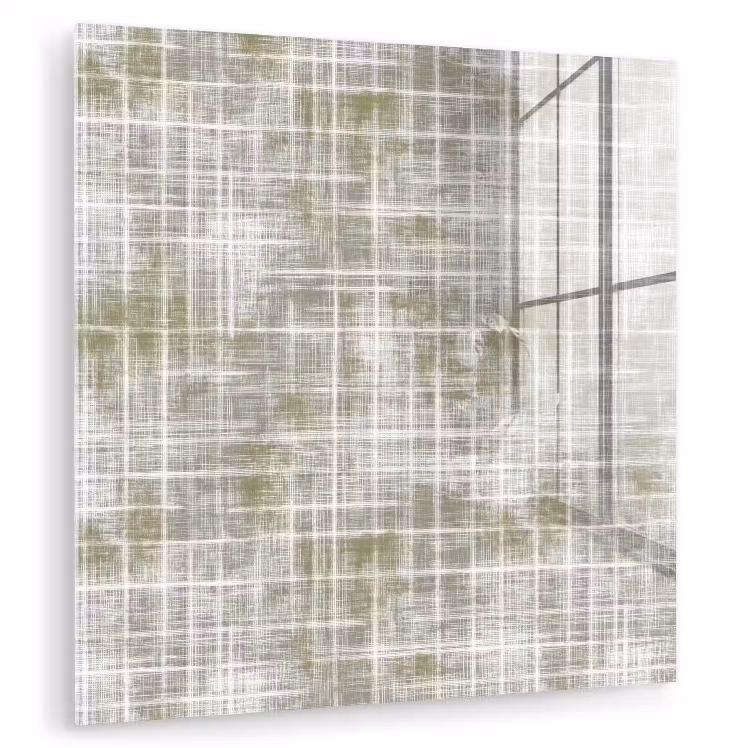 Linnen - Patroon - Groen plexiglas 5mm klein 11 -zzzproduct_nieuw