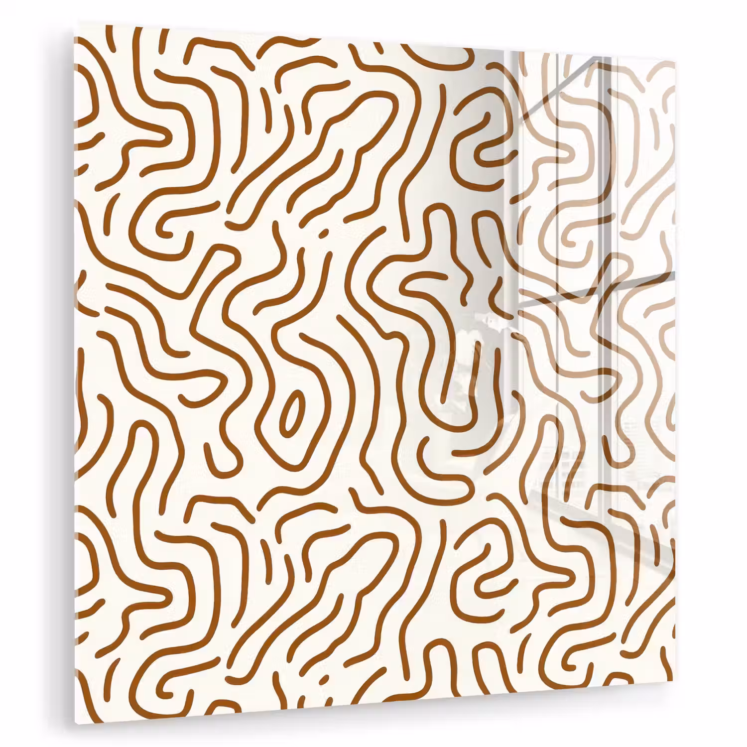 Minimalistisch - Patroon - Terracotta plexiglas 5mm klein 11 -zzzproduct_nieuw