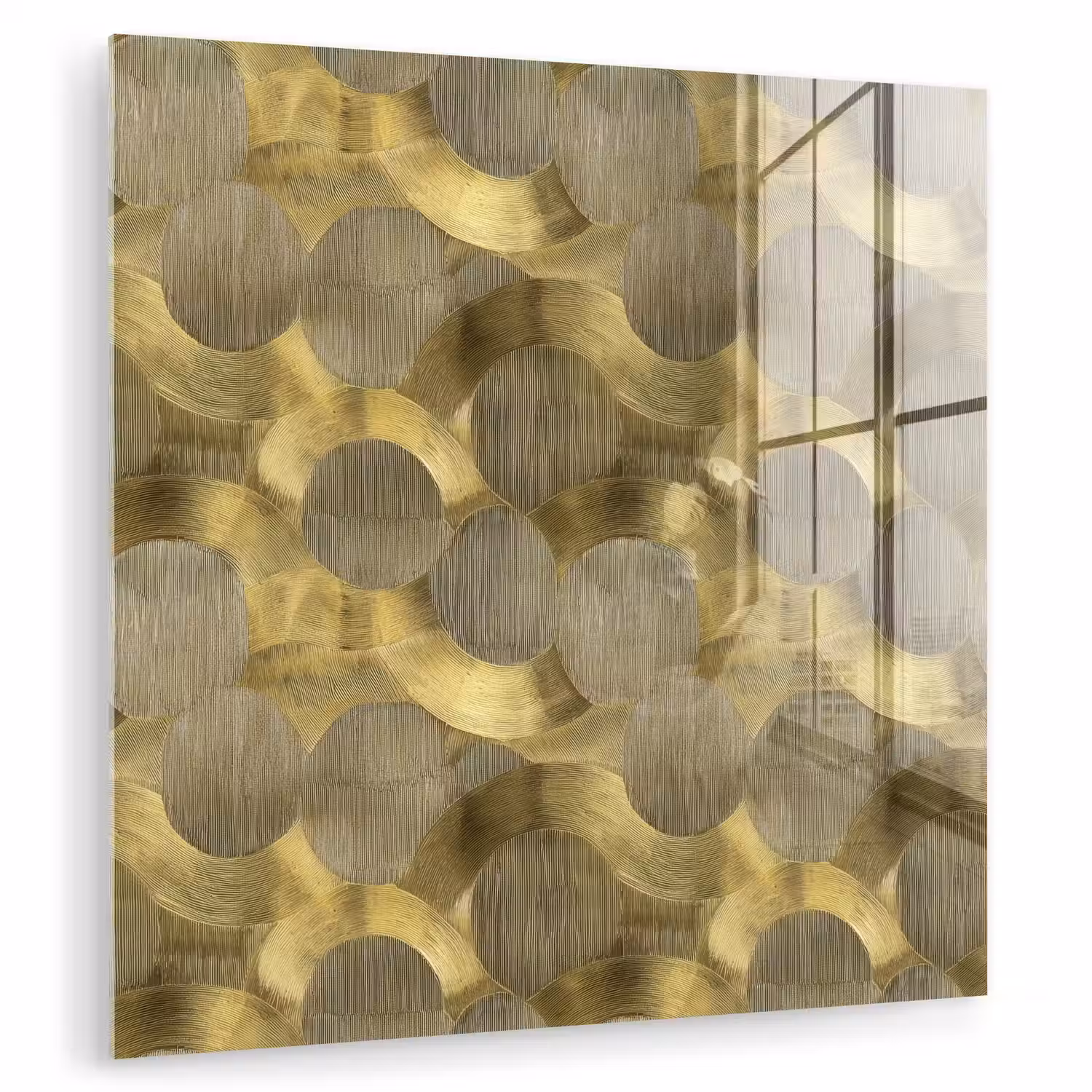 Modern - Geometrisch - Goud plexiglas 5mm klein 11 -zzzproduct_nieuw