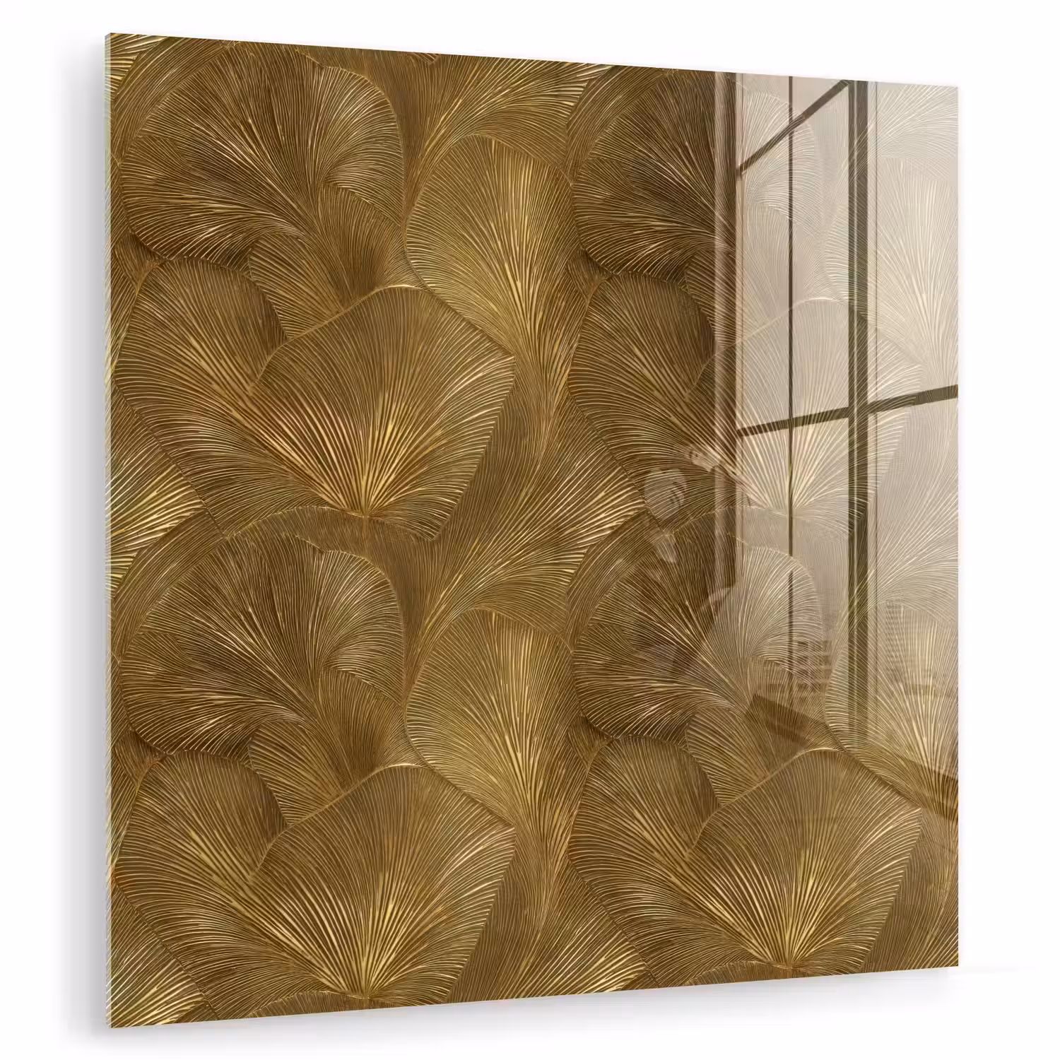 Organisch - Lijnen - Goud plexiglas 5mm klein 11 -zzzproduct_nieuw