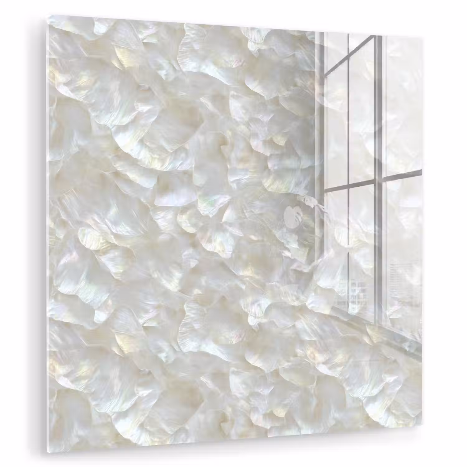 Parelmoerglans - Wit - Schelp plexiglas 5mm klein 11 -zzzproduct_nieuw