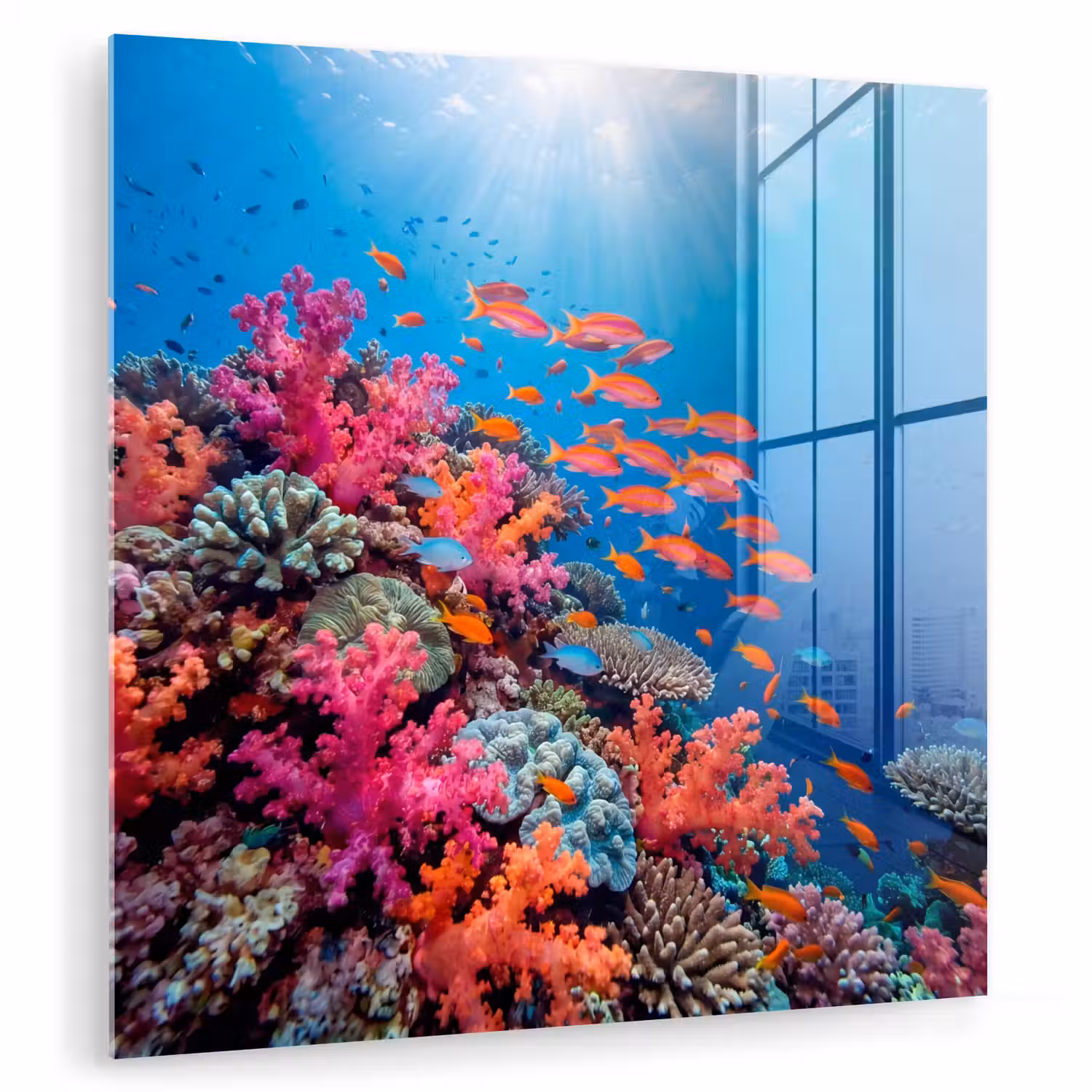 Onderwater - Koraalrif - Vissen - Oceaan - Natuur plexiglas 5mm klein -zzzproduct_nieuw