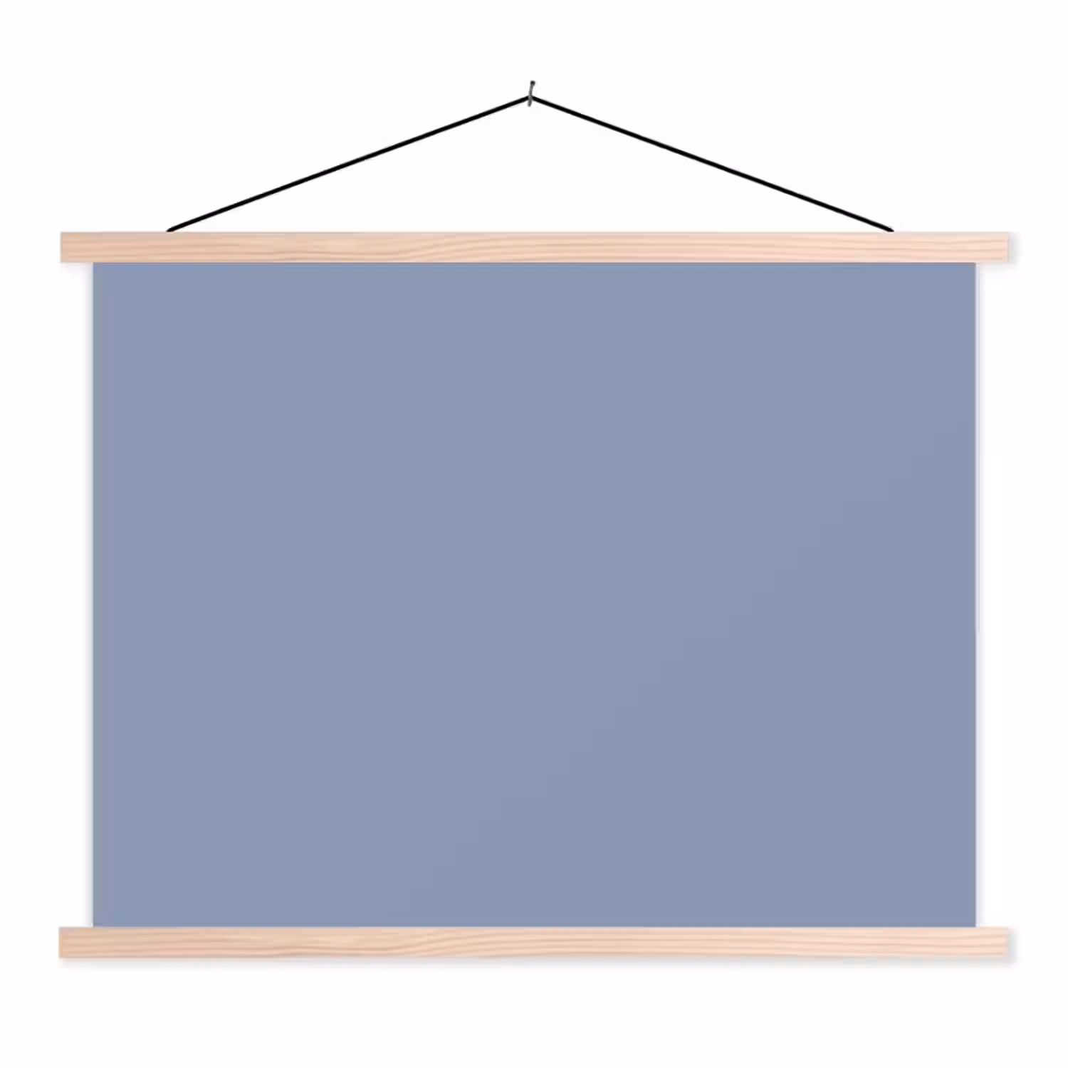 Canary - Champ - Blauw textielposter latten blank klein 122 -3d
