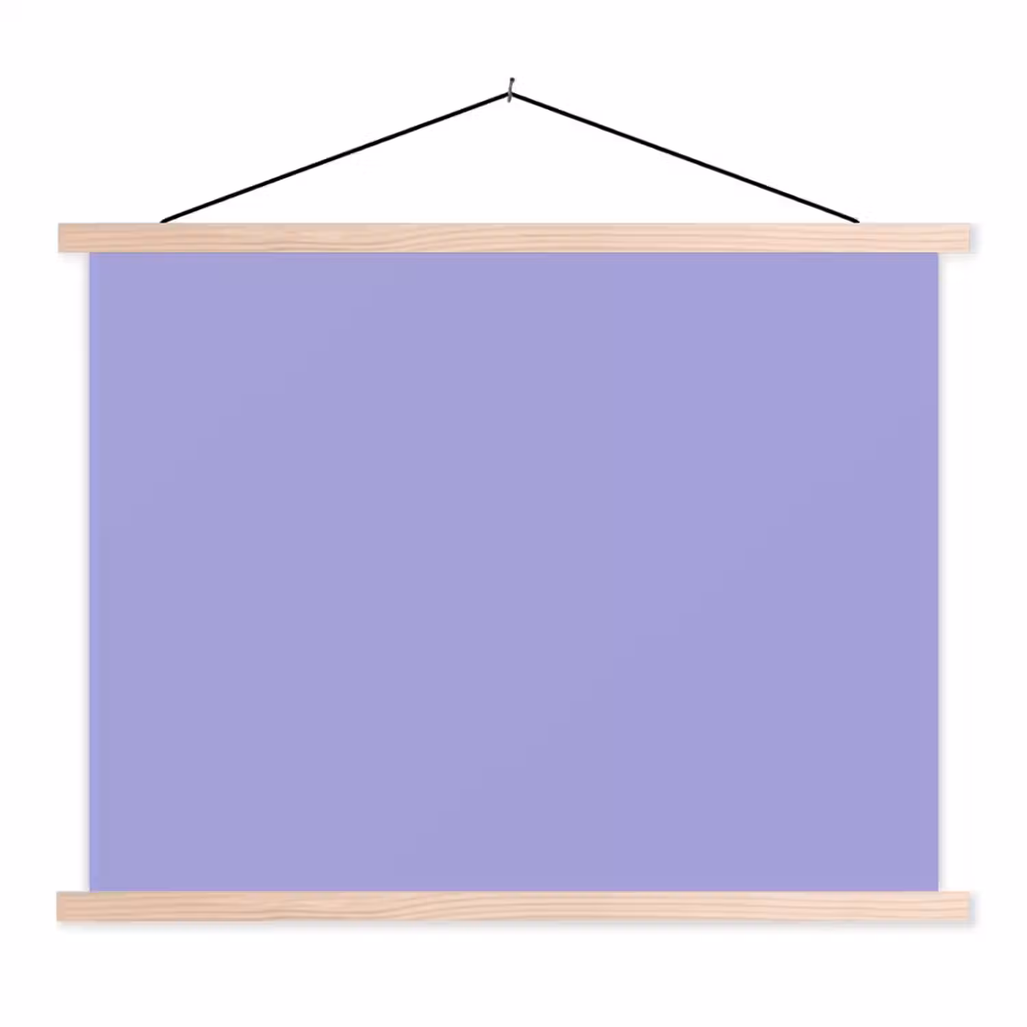 Ceil - Paars - Lila textielposter latten blank klein 122 -3d