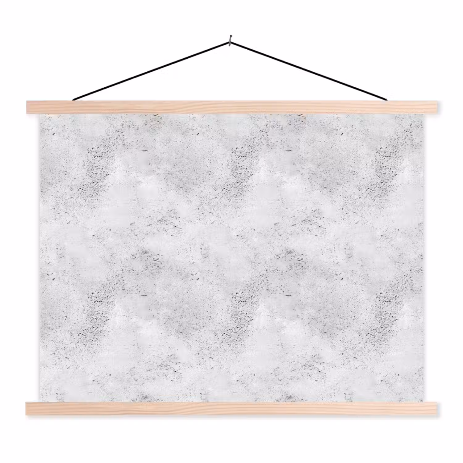 Lichtgrijs - Ruw - Subtiel textielposter latten blank klein 122 -3d