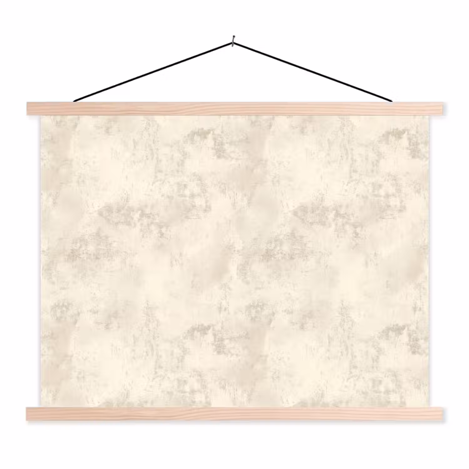 Patroon - Organisch - Beige textielposter latten blank klein 122 -3d