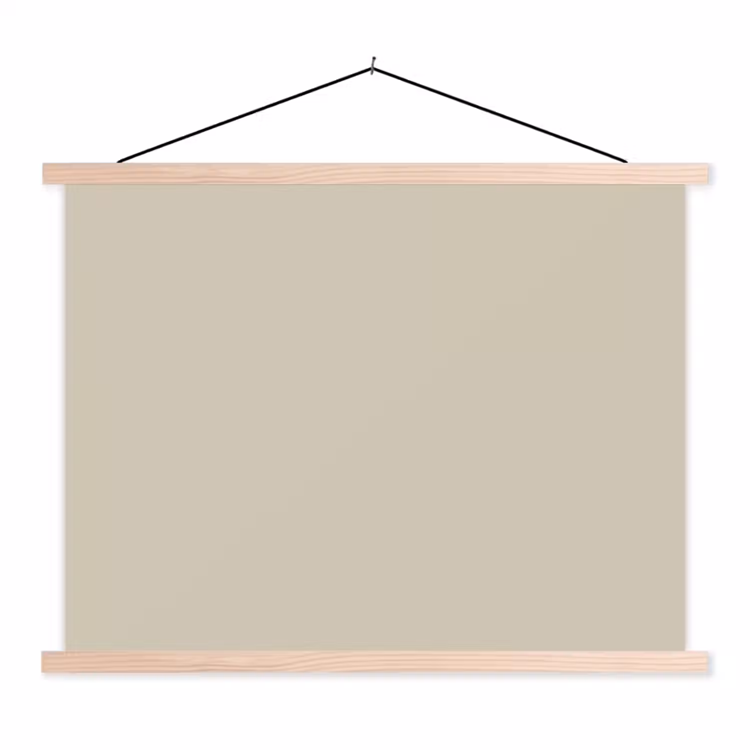 Urban - Pebble - Grijs textielposter latten blank klein 122 -3d