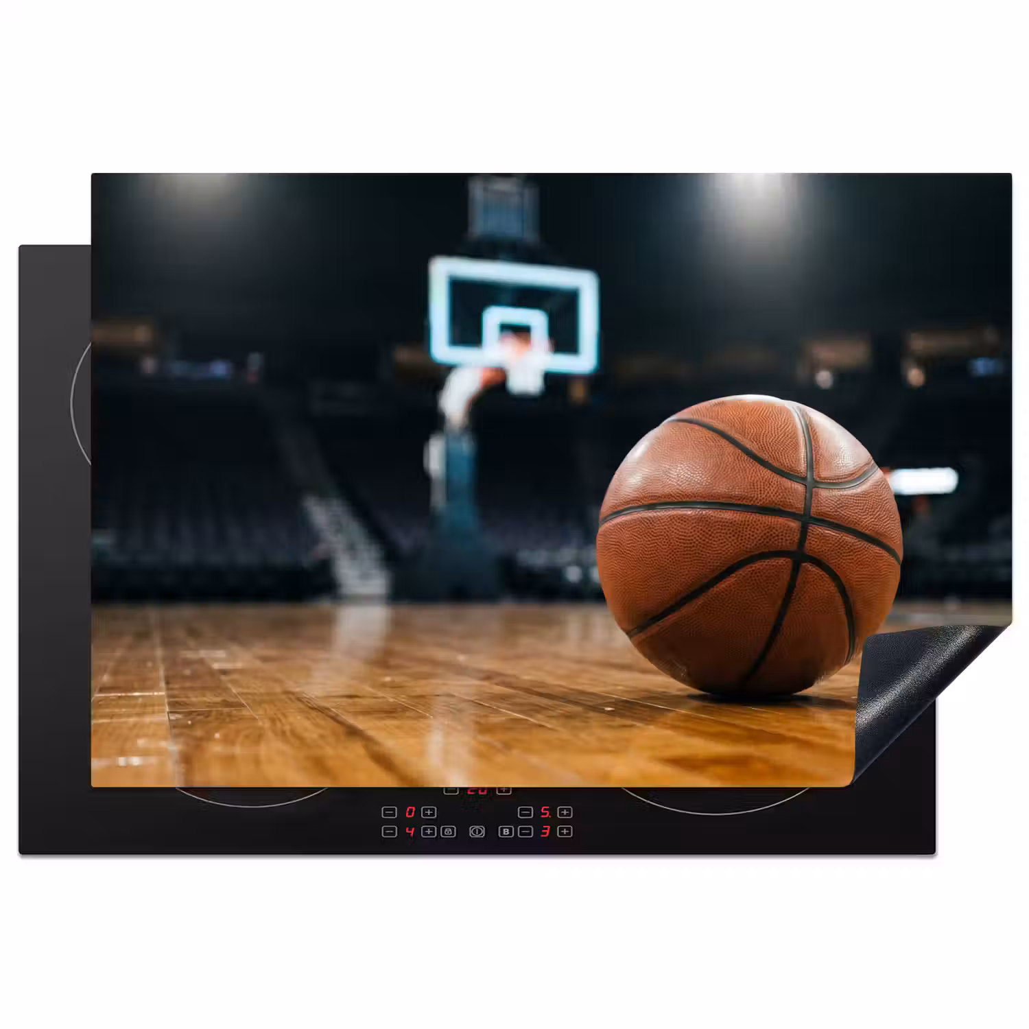 Basketbal - Arena - Sport Inductie beschermer vinyl 3mm klein -3d