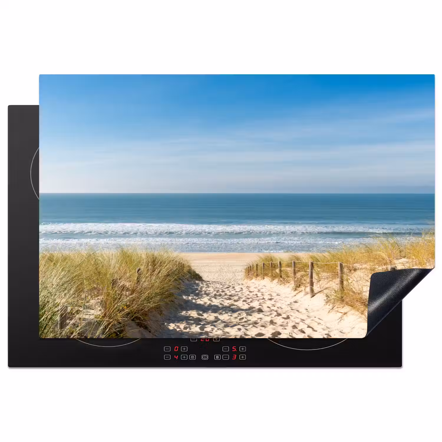 Kalmte aan de Kustlijn Inductie beschermer vinyl 3mm klein -3d