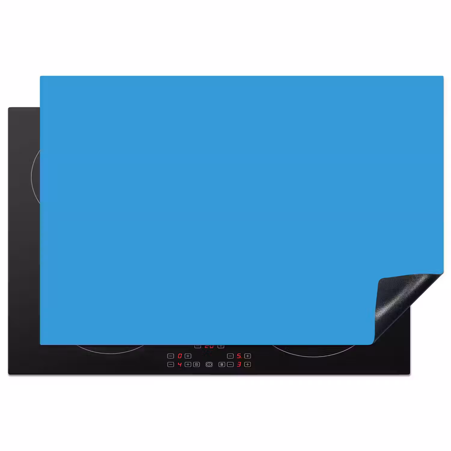 Cerulean - Breeze - Blauw Inductie beschermer vinyl 3mm klein 276 -3d