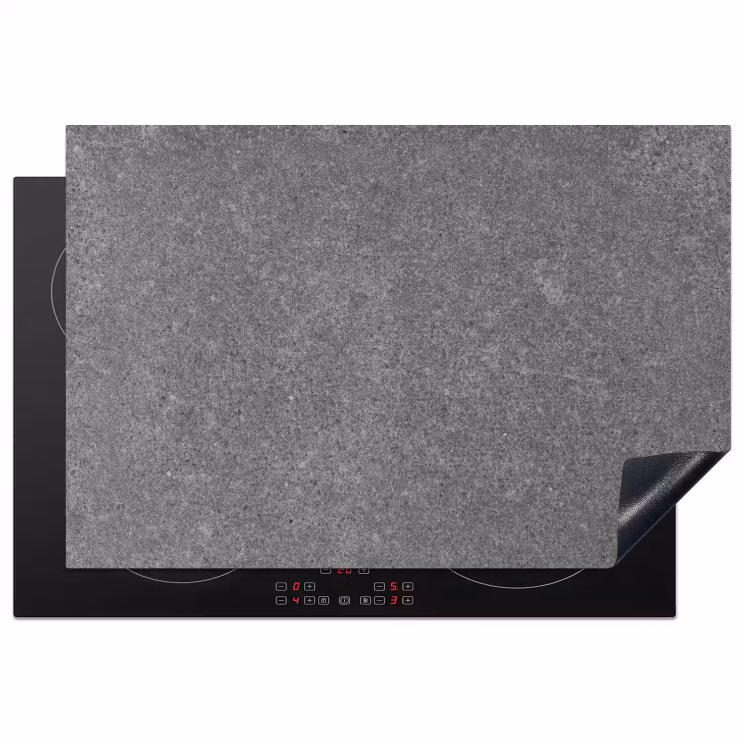 Beton - Patronen - Cement - Vintage - Textuur - Rustiek Inductie beschermer vinyl 3mm klein -3d