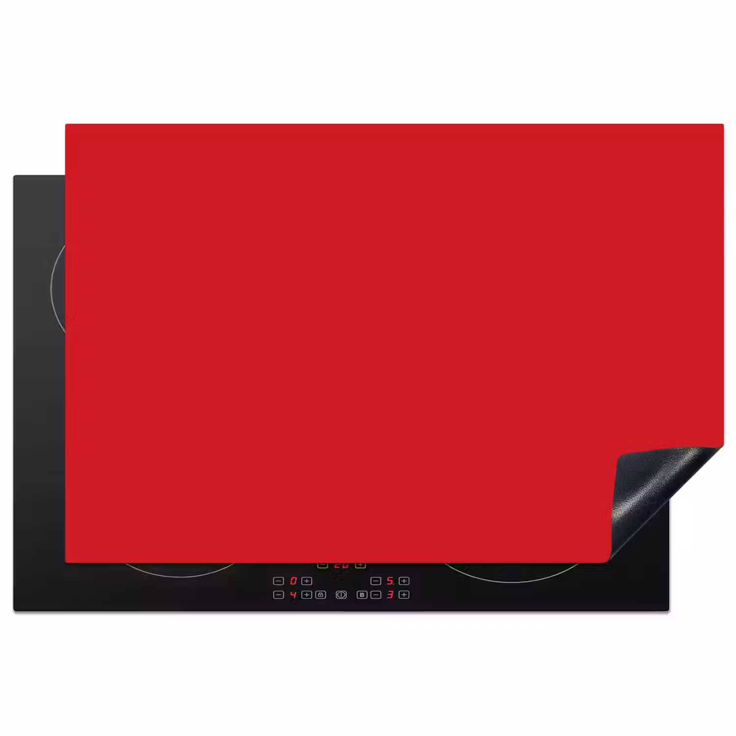 Crimson - Velvet - Rood Inductie beschermer vinyl 3mm klein 276 -3d