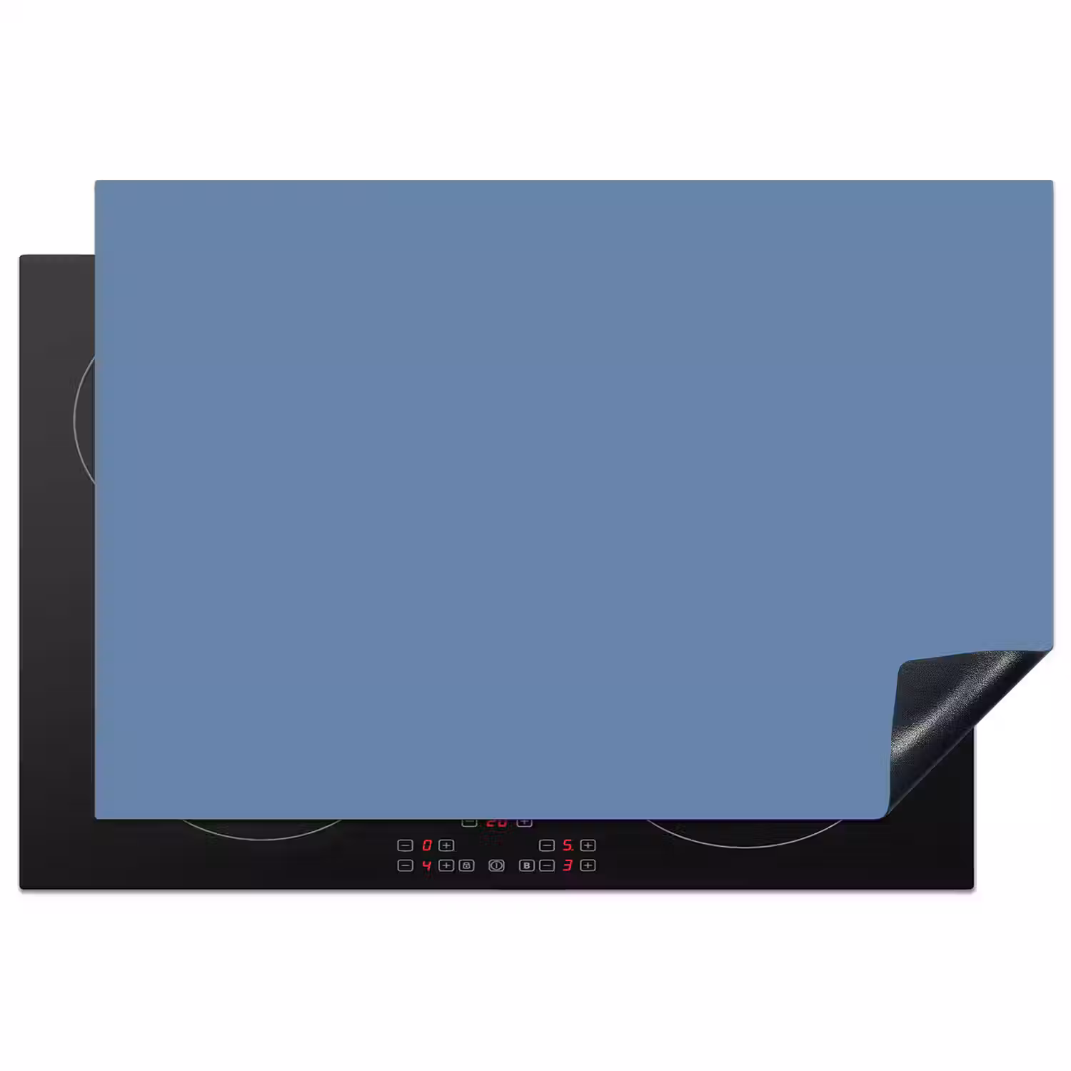 Denim - Breeze - Blauw Inductie beschermer vinyl 3mm klein 276 -3d