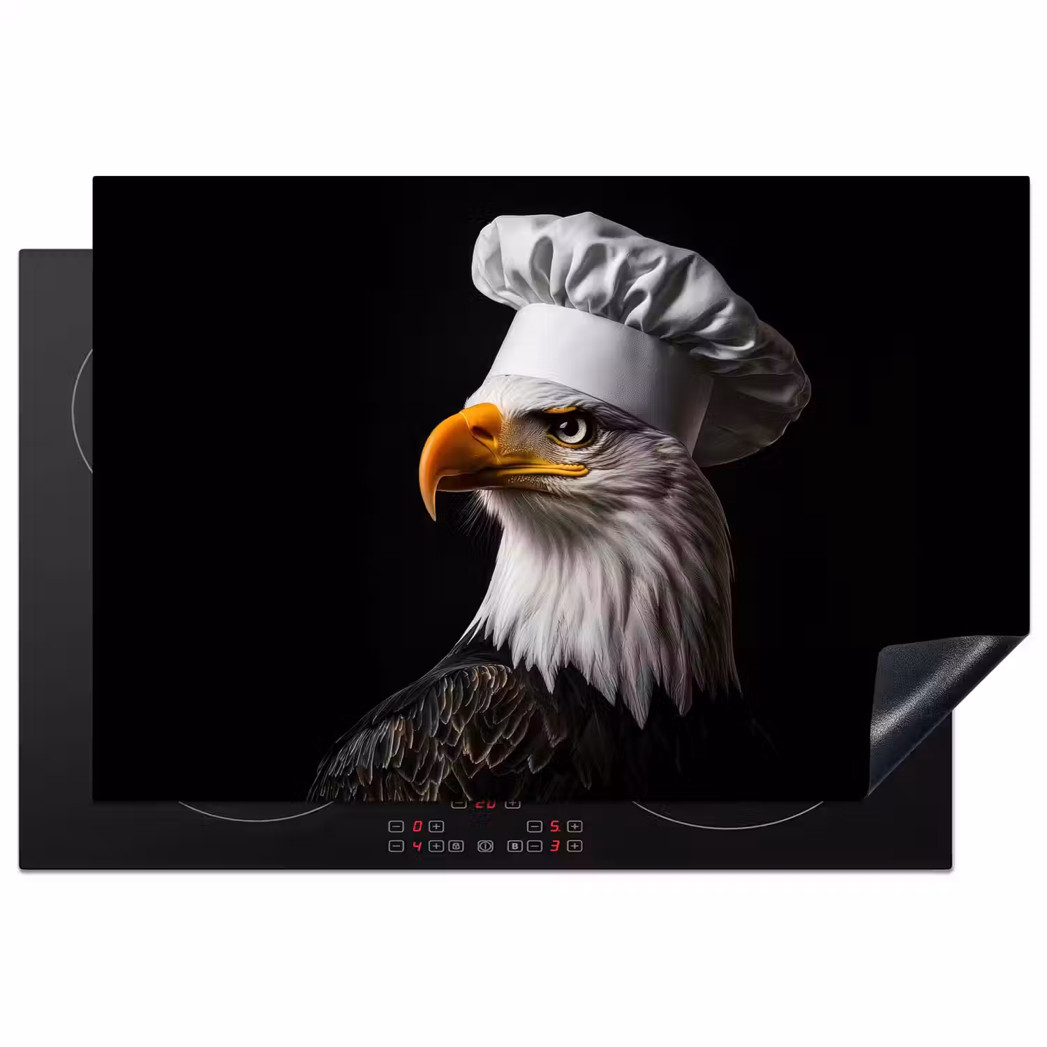Arend -Amerika - Koksmuts - Vogel - Stoer Inductie beschermer vinyl 3mm klein -3d