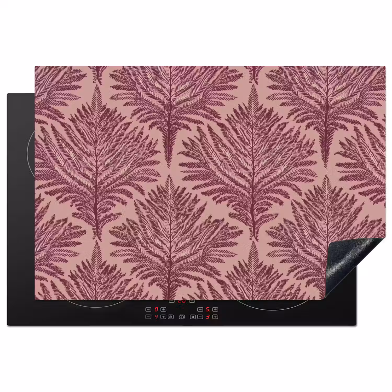Varen - Patroon - Paars Inductie beschermer vinyl 3mm klein 276 -3d