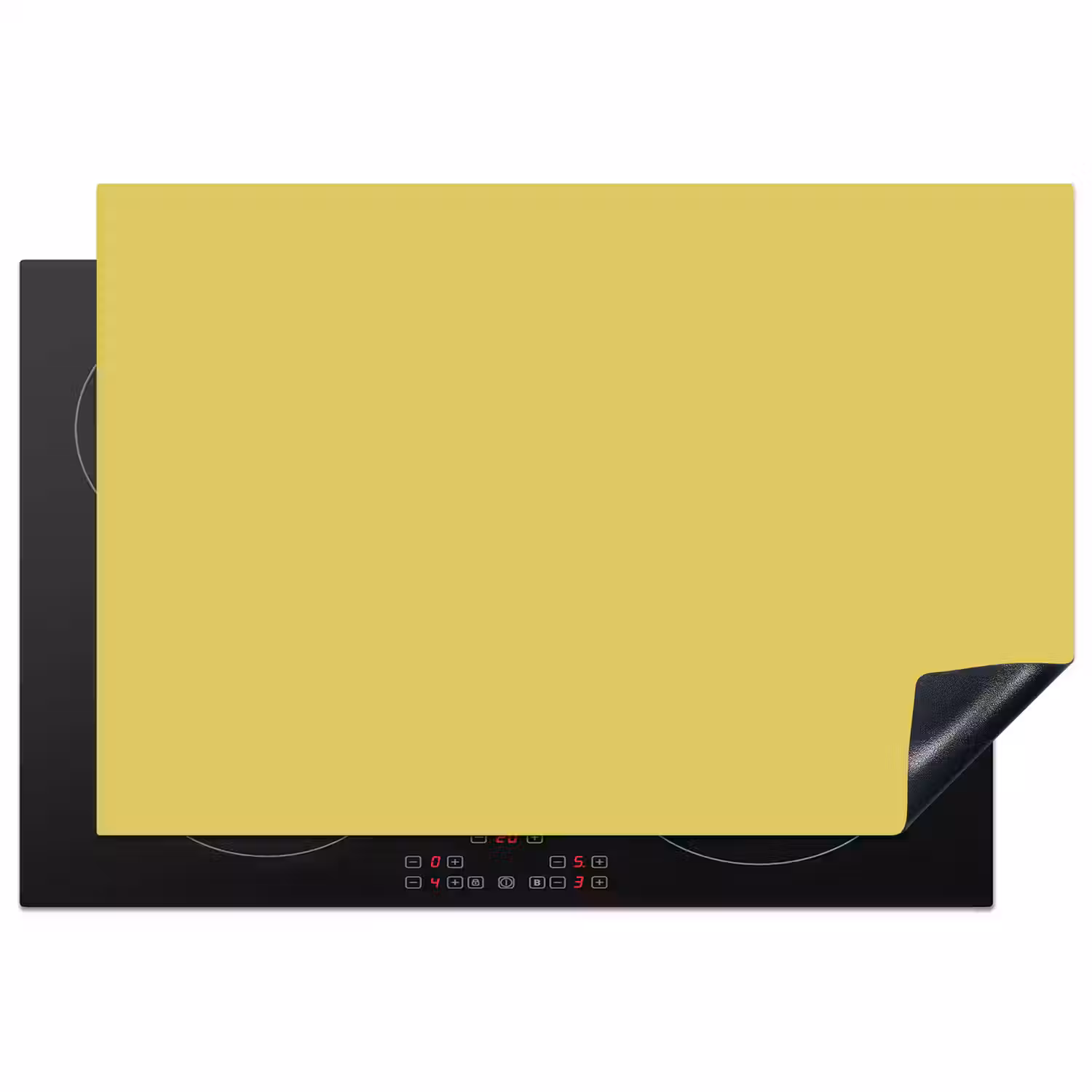 Golden - Ochre - Geel Inductie beschermer vinyl 3mm klein 276 -3d